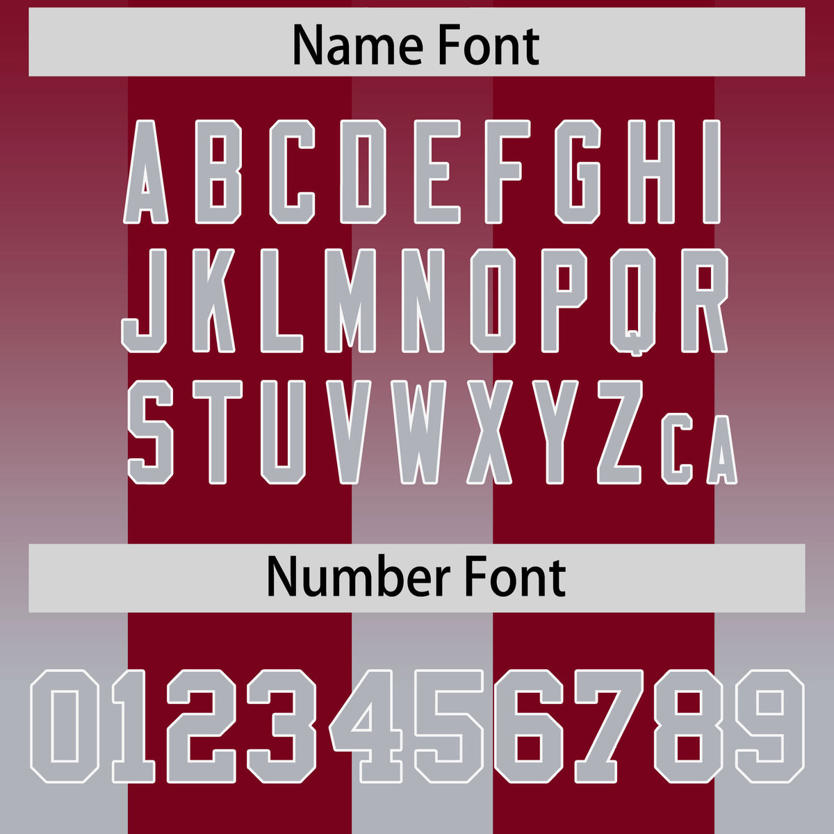 Custom Cardinal Gray Vertical Width Stripe Gradient Fashion Personalized Team Football Jersey