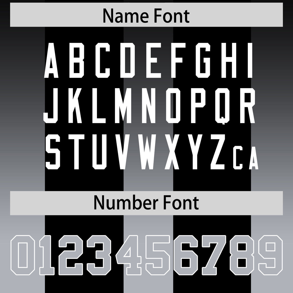 Custom Black Gray Vertical Width Stripe Gradient Fashion Personalized Team Football Jersey