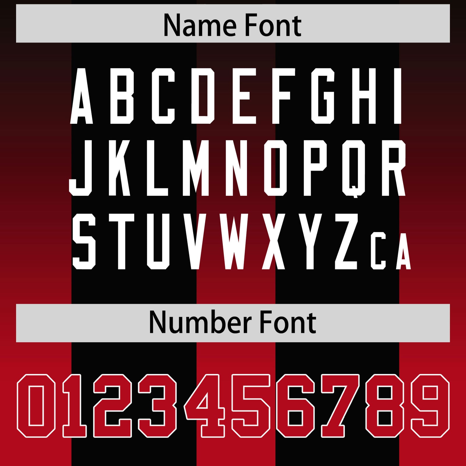 Custom Black Red Vertical Width Stripe Gradient Fashion Personalized Team Football Jersey