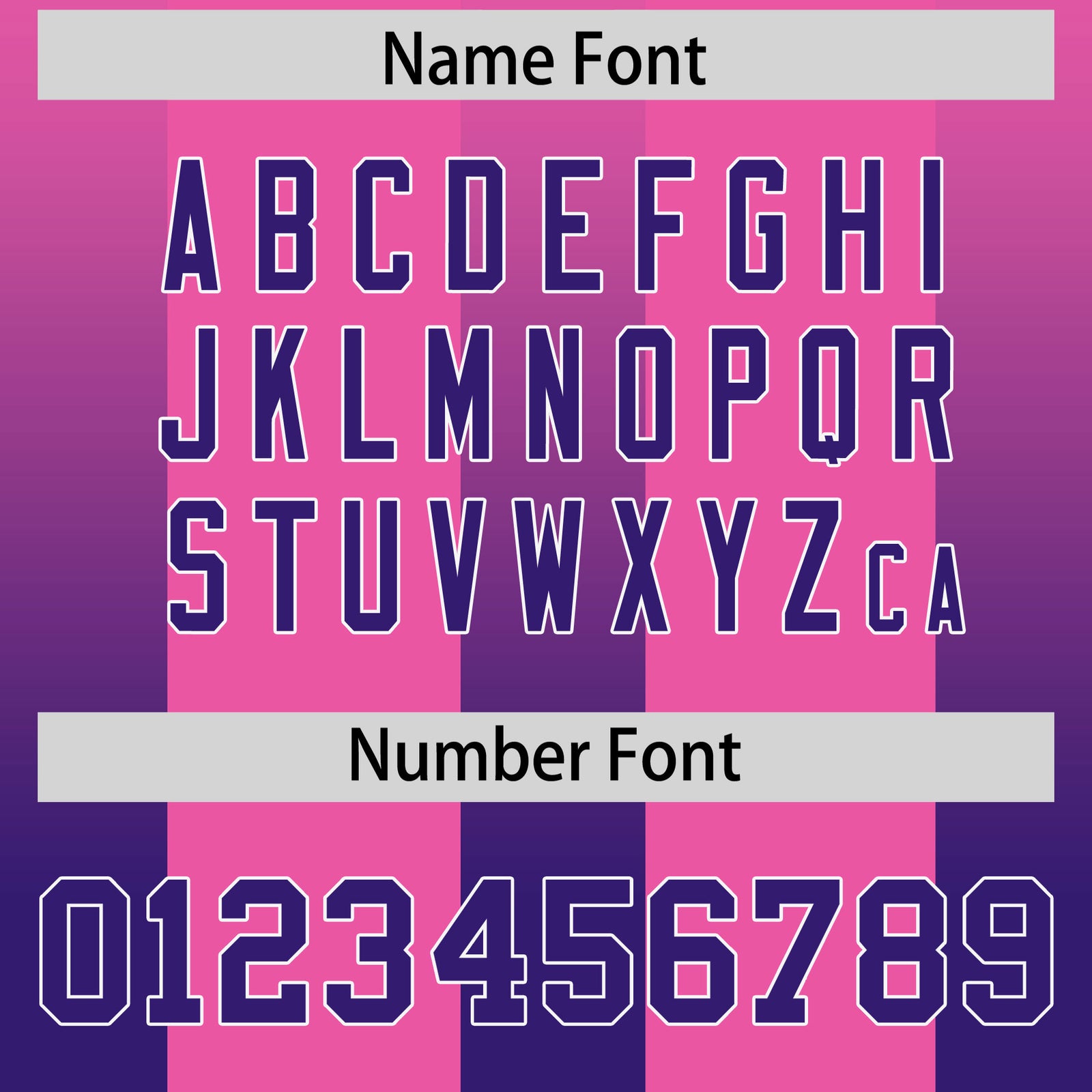 Custom Pink Purple Vertical Width Stripe Gradient Fashion Personalized Team Football Jersey