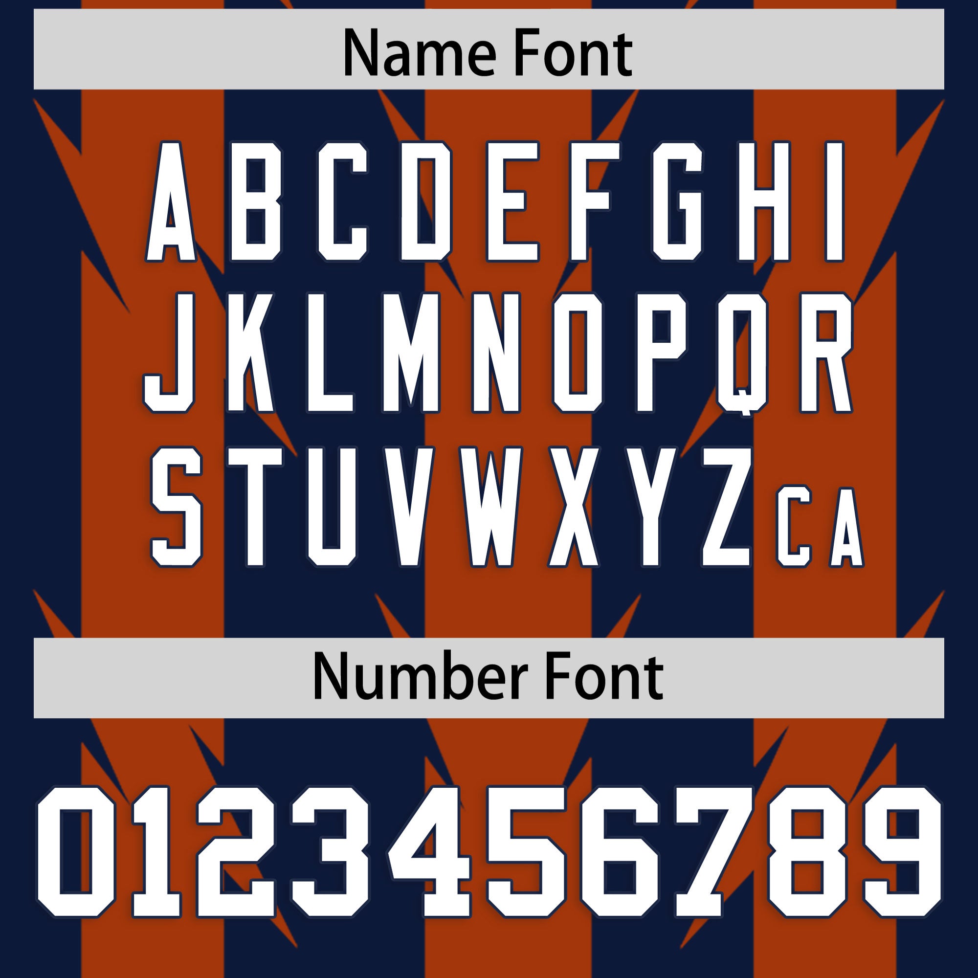 Custom Navy and Texas Orange Graffiti Pattern Practice Flag Football Jerseys For Youth & Mens| KXKSHOP