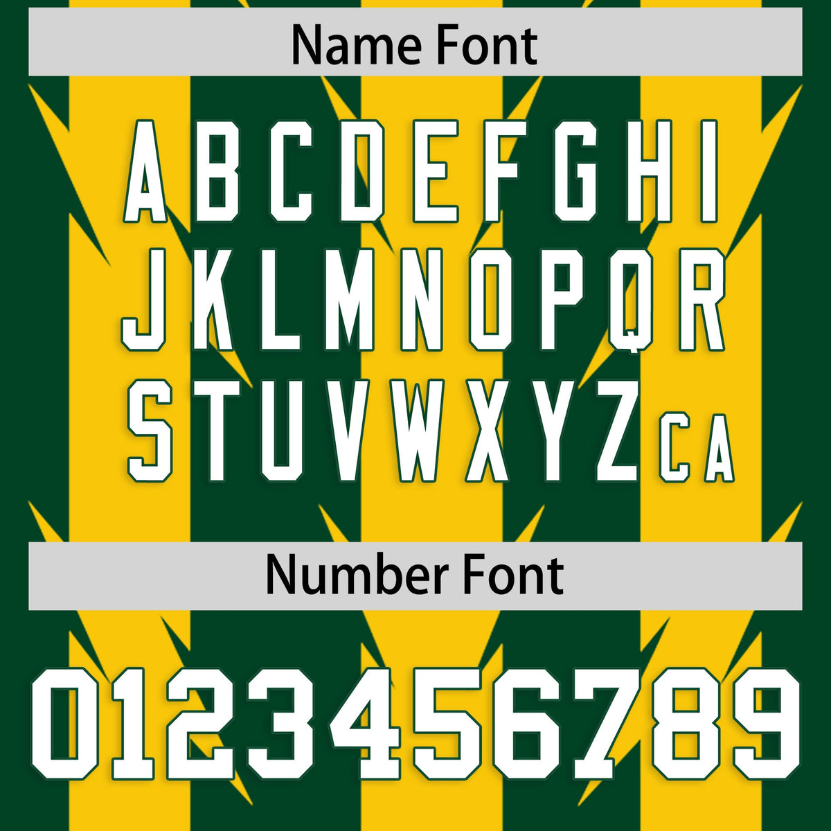 Custom Green and Gold Graffiti Pattern Practice Flag Football Jerseys For Youth &amp; Mens| KXKSHOP