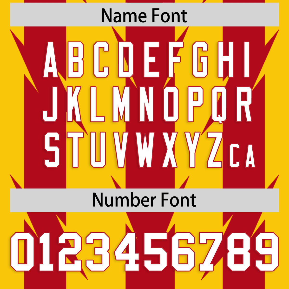 Custom Gold and Red Graffiti Pattern Practice Flag Football Jerseys For Youth &amp; Mens| KXKSHOP