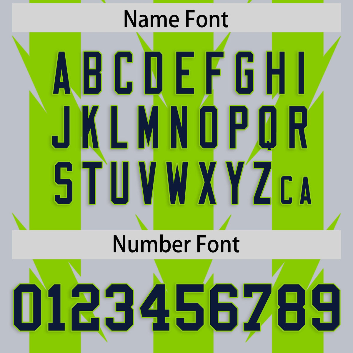 Custom Gray and Neon Green Graffiti Pattern Practice Flag Football Jerseys For Youth &amp; Mens| KXKSHOP