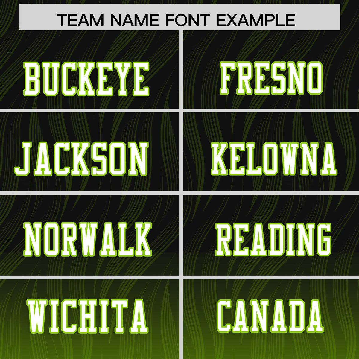 Custom Black and Neon Green Customize Flag Football Jersey-7v7 Football Uniforms | KXKSHOP