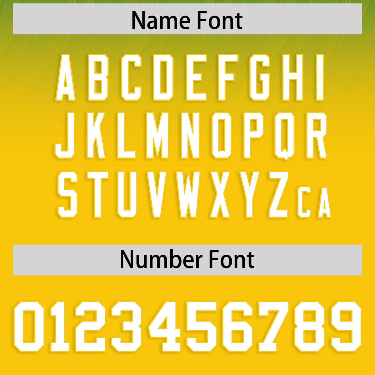 Custom Kelly Green and Gold Customize Flag Football Jersey-7v7 Football Uniforms | KXKSHOP