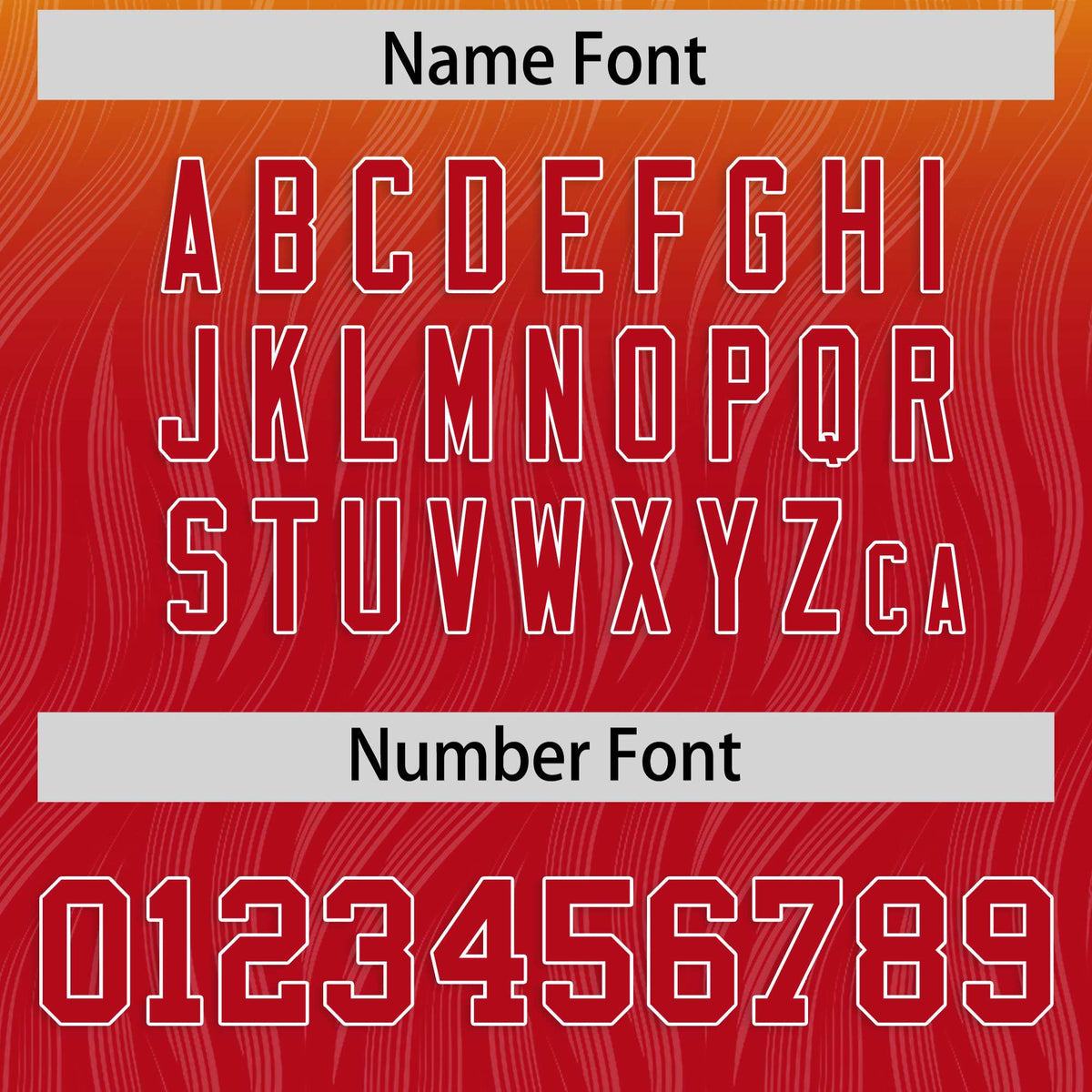 Custom Gold and Red Customize Flag Football Jersey-7v7 Football Uniforms | KXKSHOP