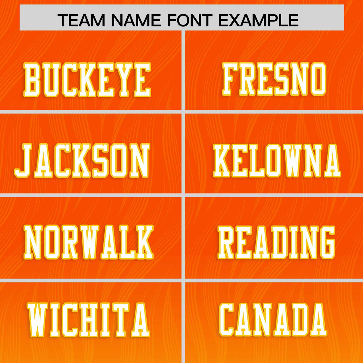 Custom Orange and Gold Customize Flag Football Jersey-7v7 Football Uniforms | KXKSHOP