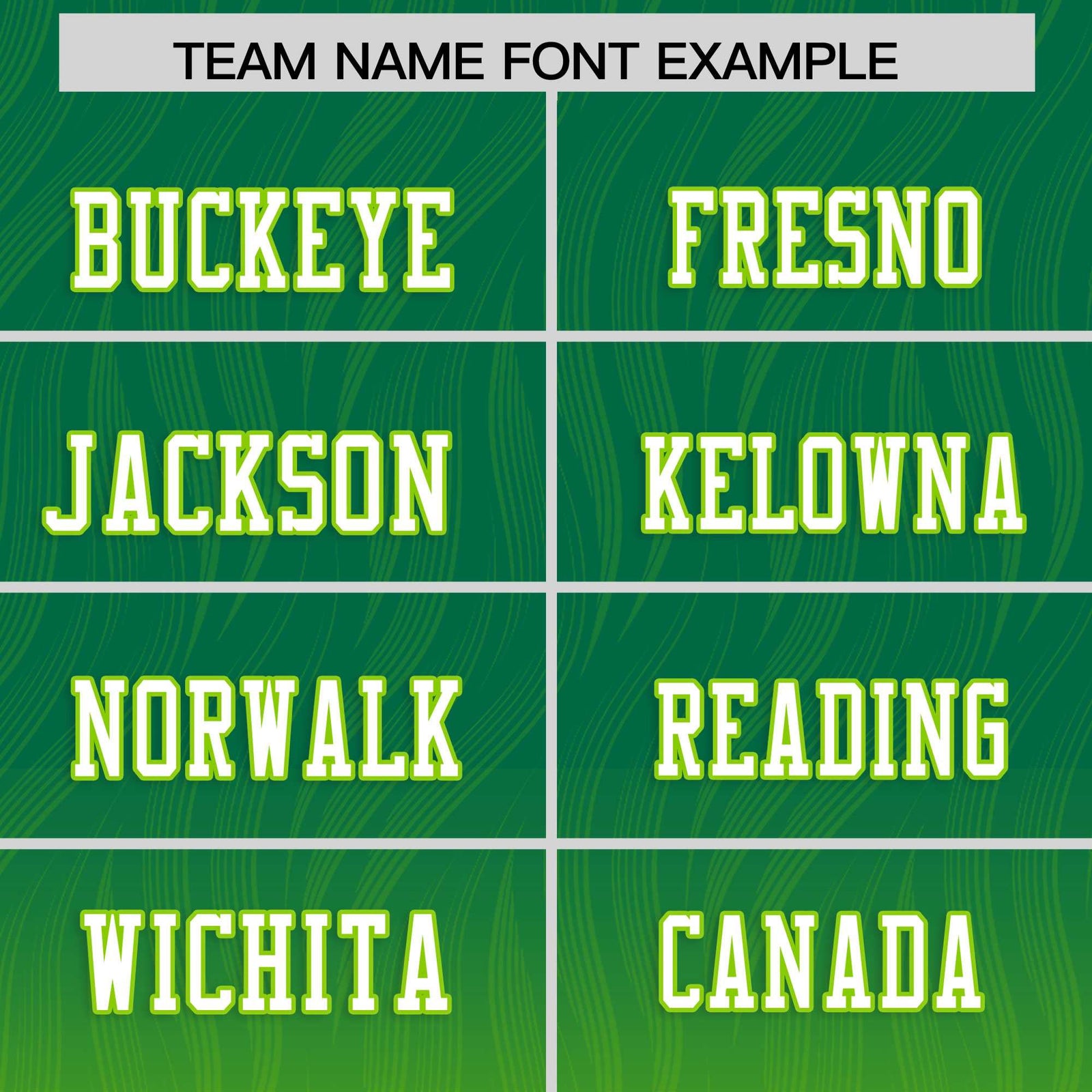 Custom Kelly Green and Neon Green Customize Flag Football Jersey-7v7 Football Uniforms | KXKSHOP