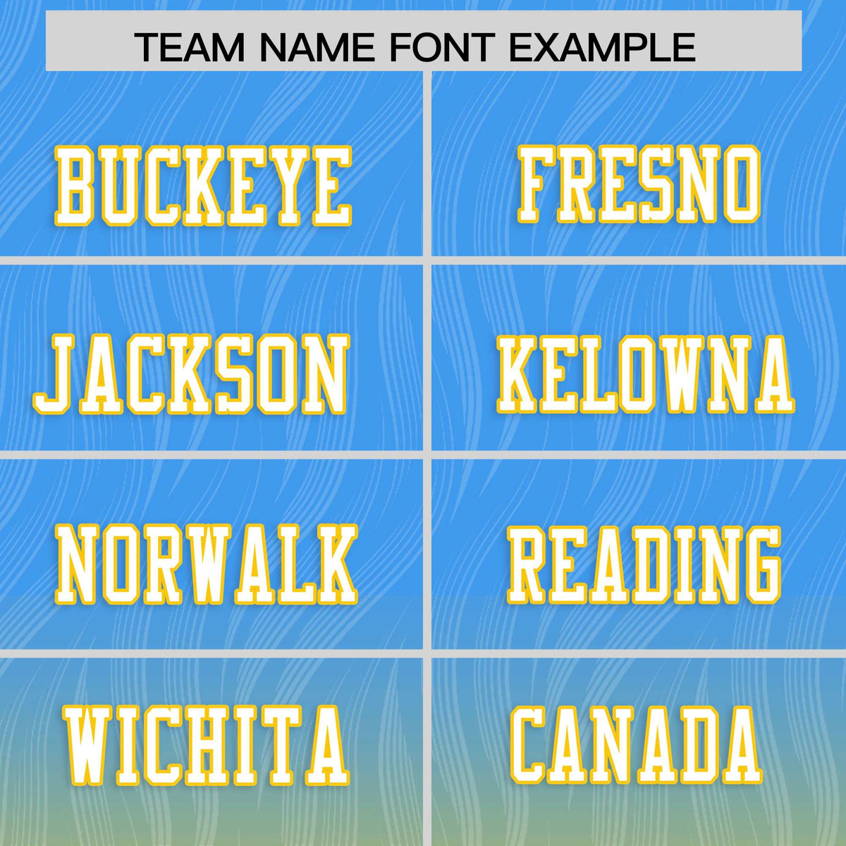 Custom Powder Blue and Gold Customize Flag Football Jersey-7v7 Football Uniforms | KXKSHOP