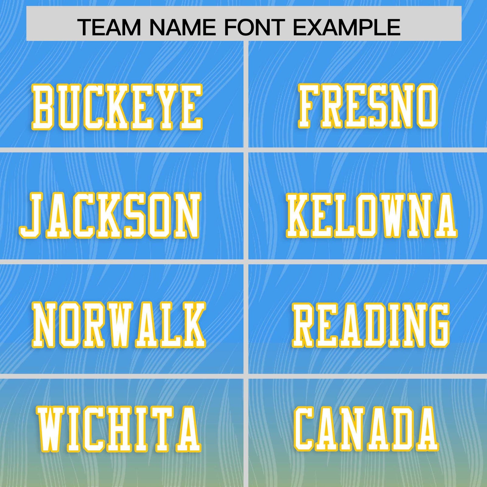 Custom Powder Blue and Gold Customize Flag Football Jersey-7v7 Football Uniforms | KXKSHOP