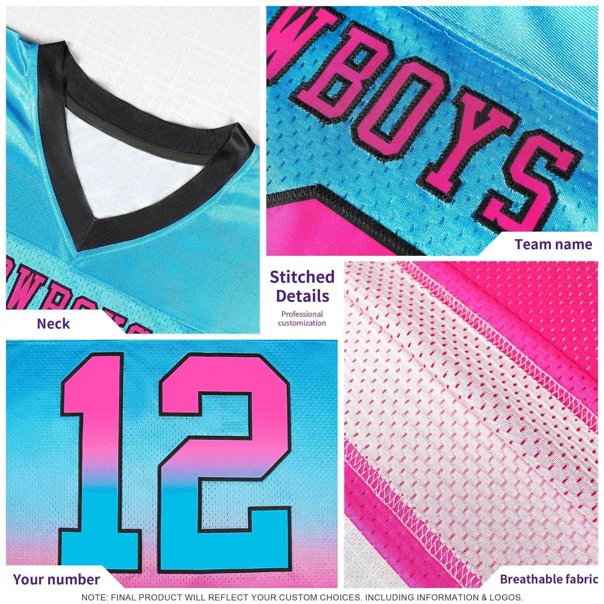 Custom Navy and Gray Customize Flag Football Jersey-7v7 Football Uniforms | KXKSHOP