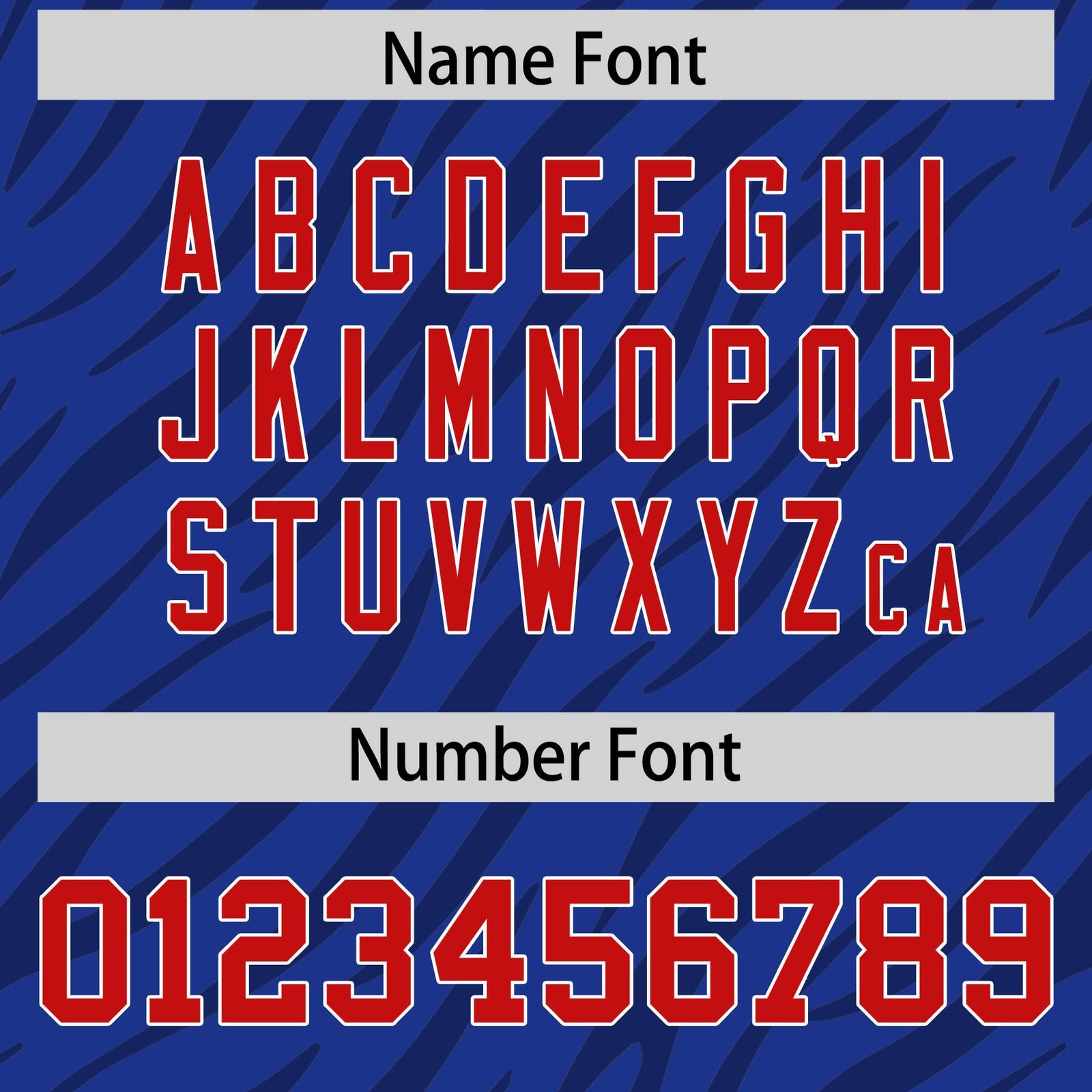 Custom Royal Black Personalized Tiger Stripe Graffiti Pattern Authentic Football Jersey