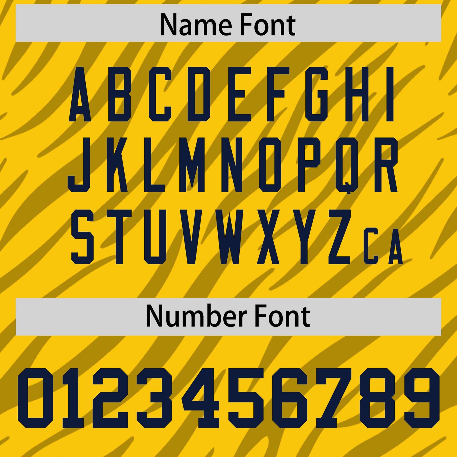 Custom Gold Black Personalized Tiger Stripe Graffiti Pattern Authentic Football Jersey