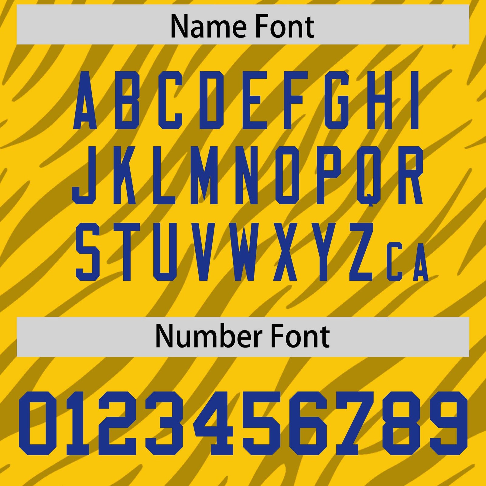 Custom Gold Black Personalized Tiger Stripe Graffiti Pattern Authentic Football Jersey