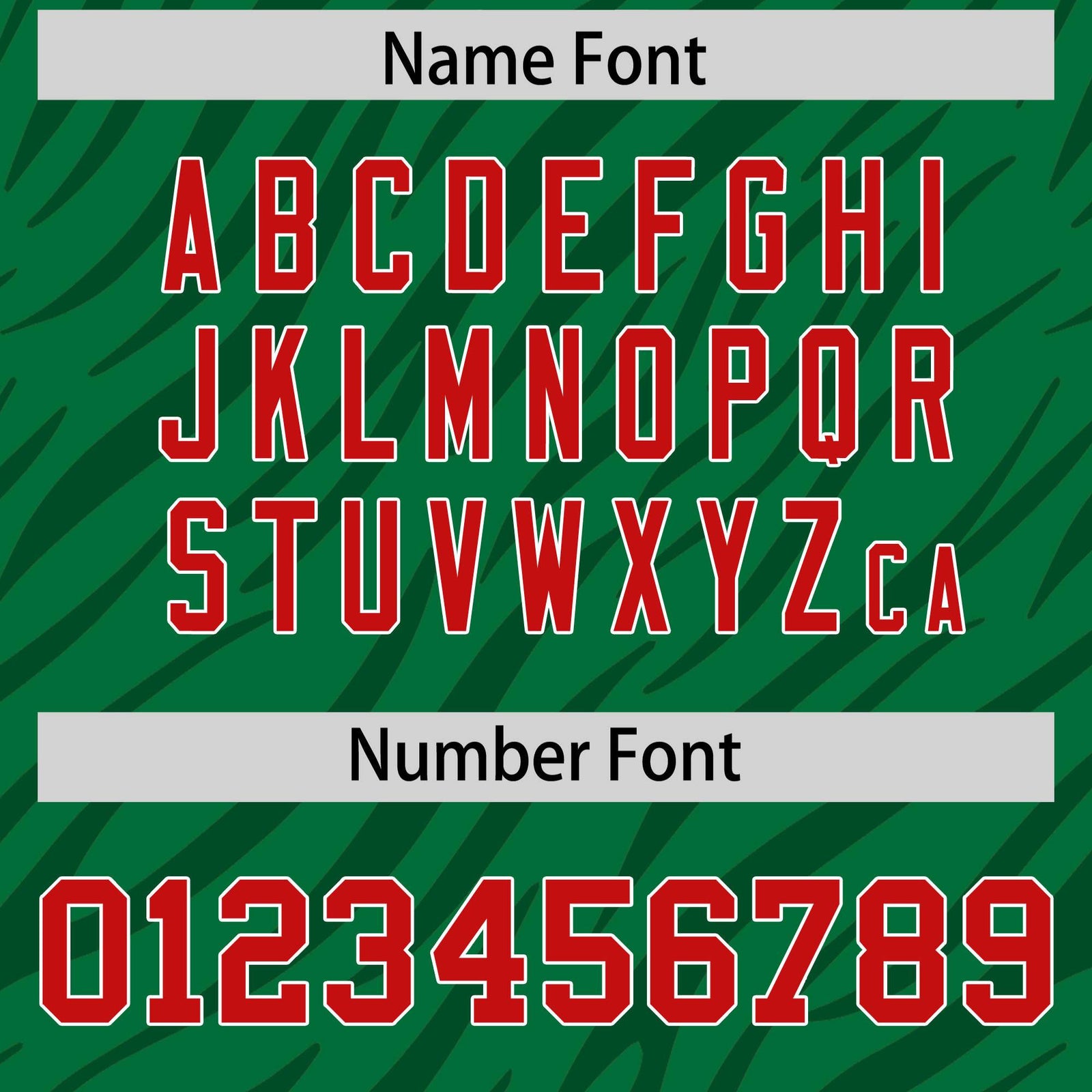 Custom Kelly Green Black Personalized Tiger Stripe Graffiti Pattern Authentic Football Jersey