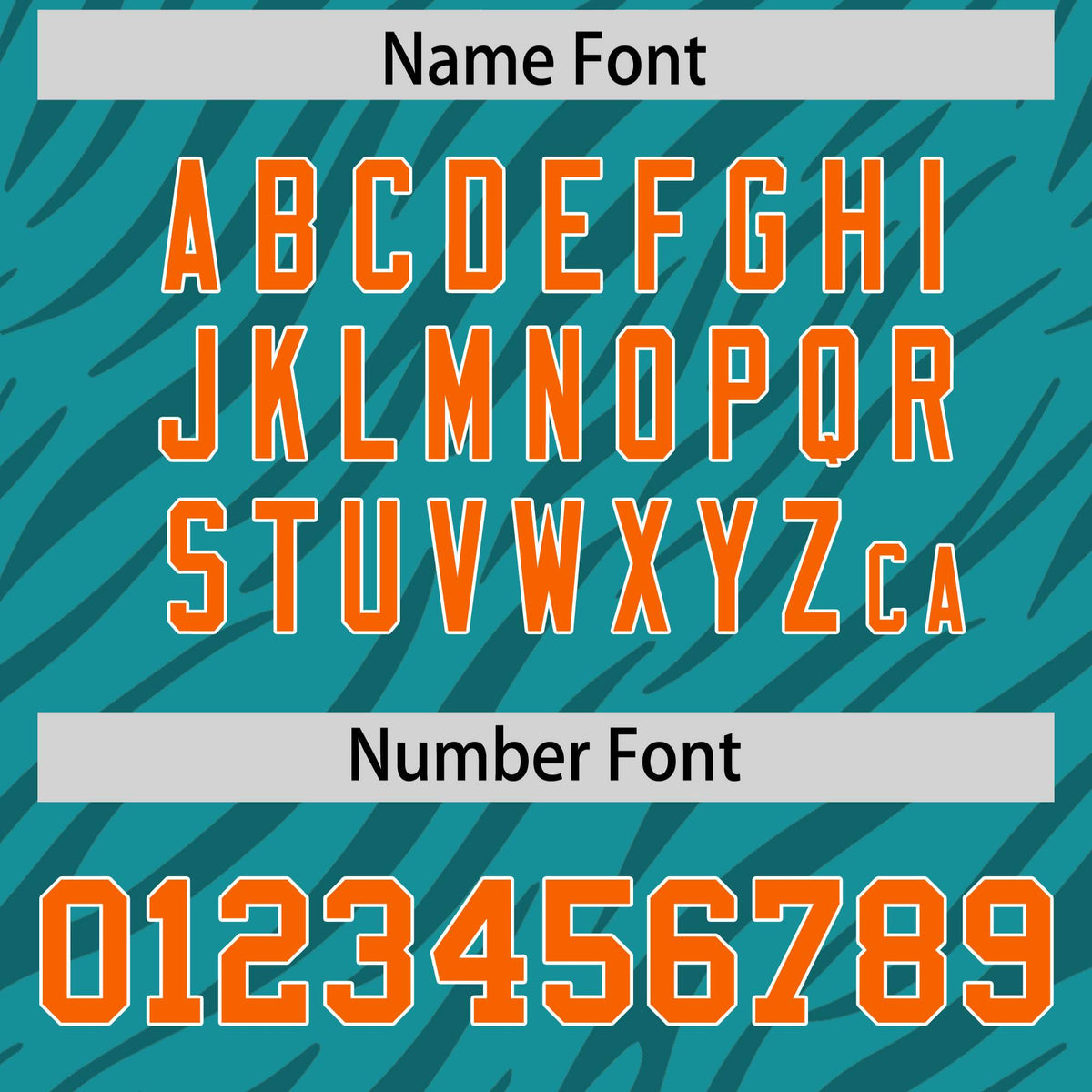 Custom Aqua White Personalized Tiger Stripe Graffiti Pattern Authentic Football Jersey