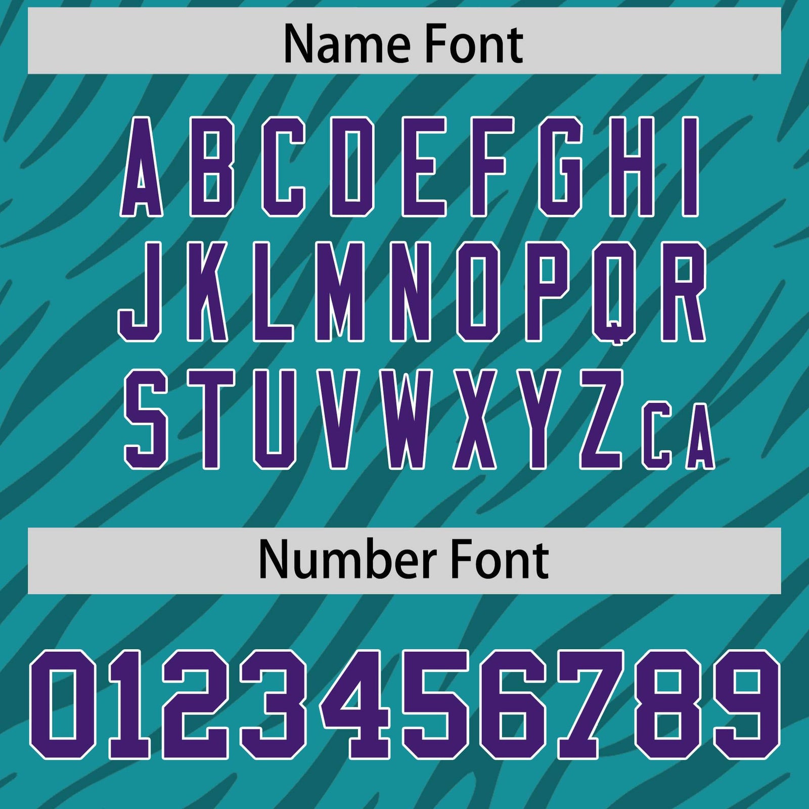 Custom Aqua White Personalized Tiger Stripe Graffiti Pattern Authentic Football Jersey