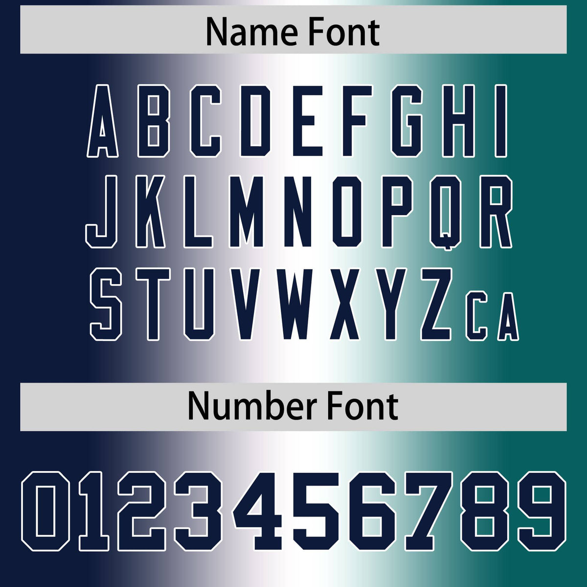 Custom Navy White-Aqua Personalized Gradient Fashion Authentic Football Jersey