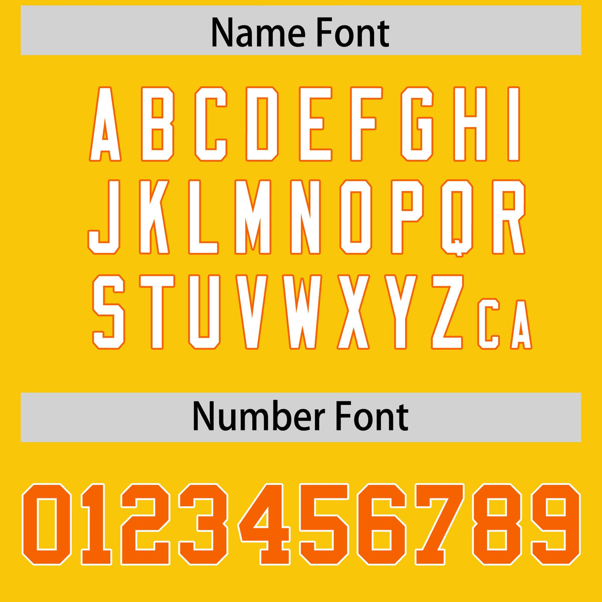 Custom Gold Orange Personalized Shoulder Star Pattern Flag Football Jersey