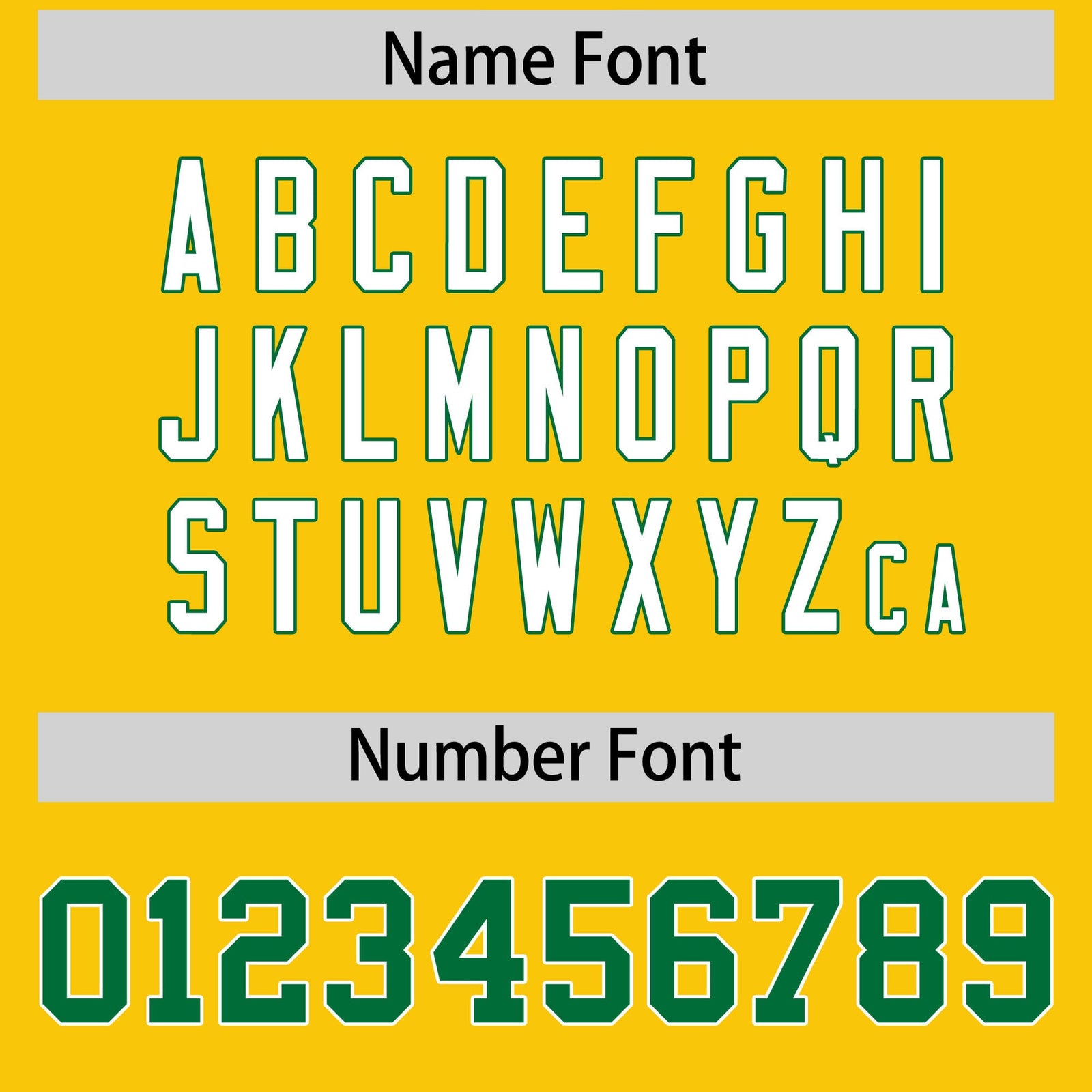 Custom Gold Kelly Green Personalized Shoulder Star Pattern Flag Football Jersey