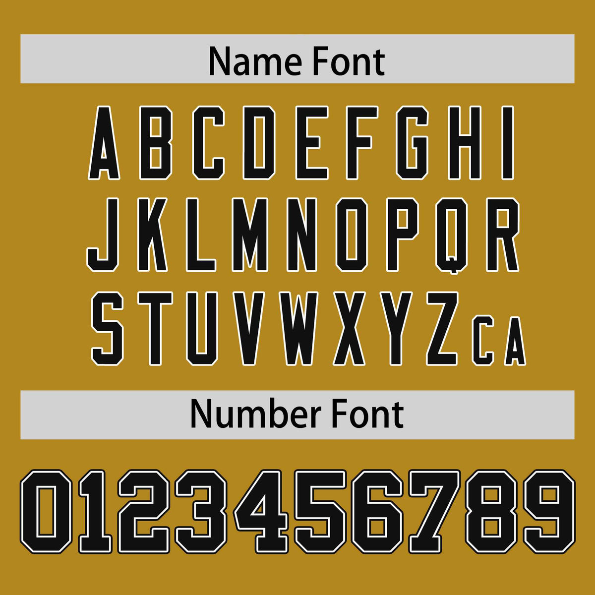 Custom Old Gold Black-White Personalized Classic Authentic Football Jersey