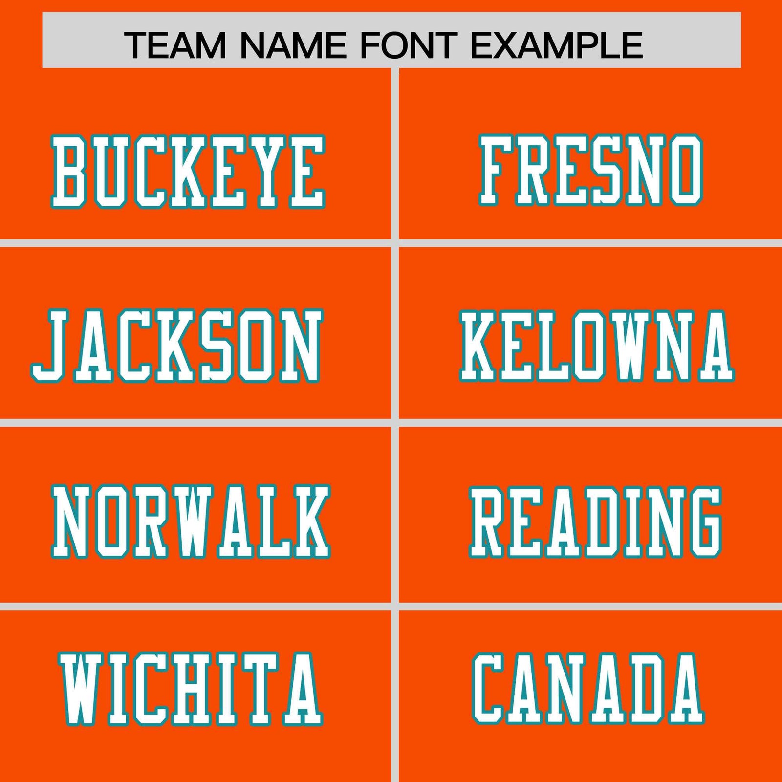 Custom Orange White-Aqua Personalized Classic Authentic Football Jersey