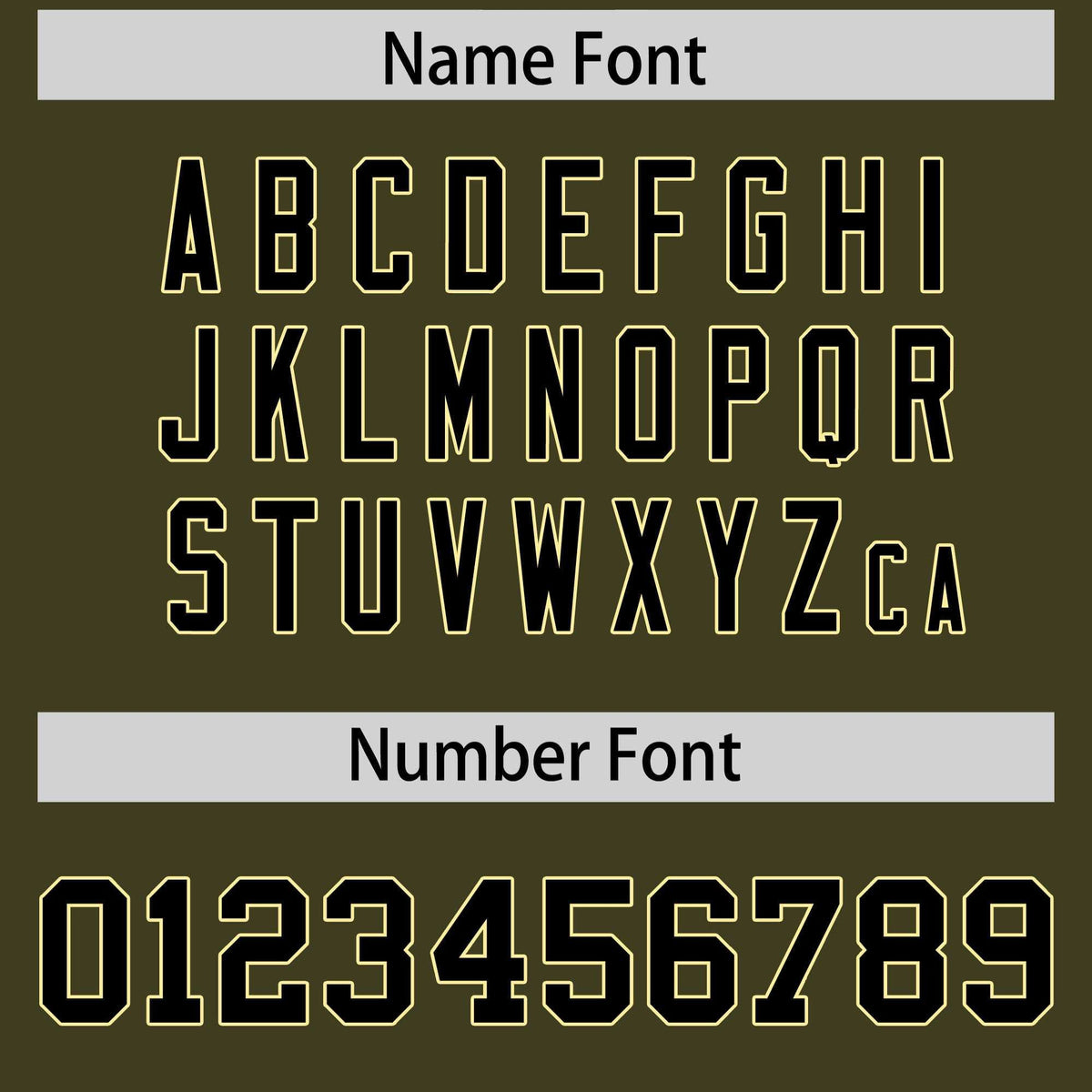 Custom Olive Black-Khaki Personalized Camo Authentic Football Jersey