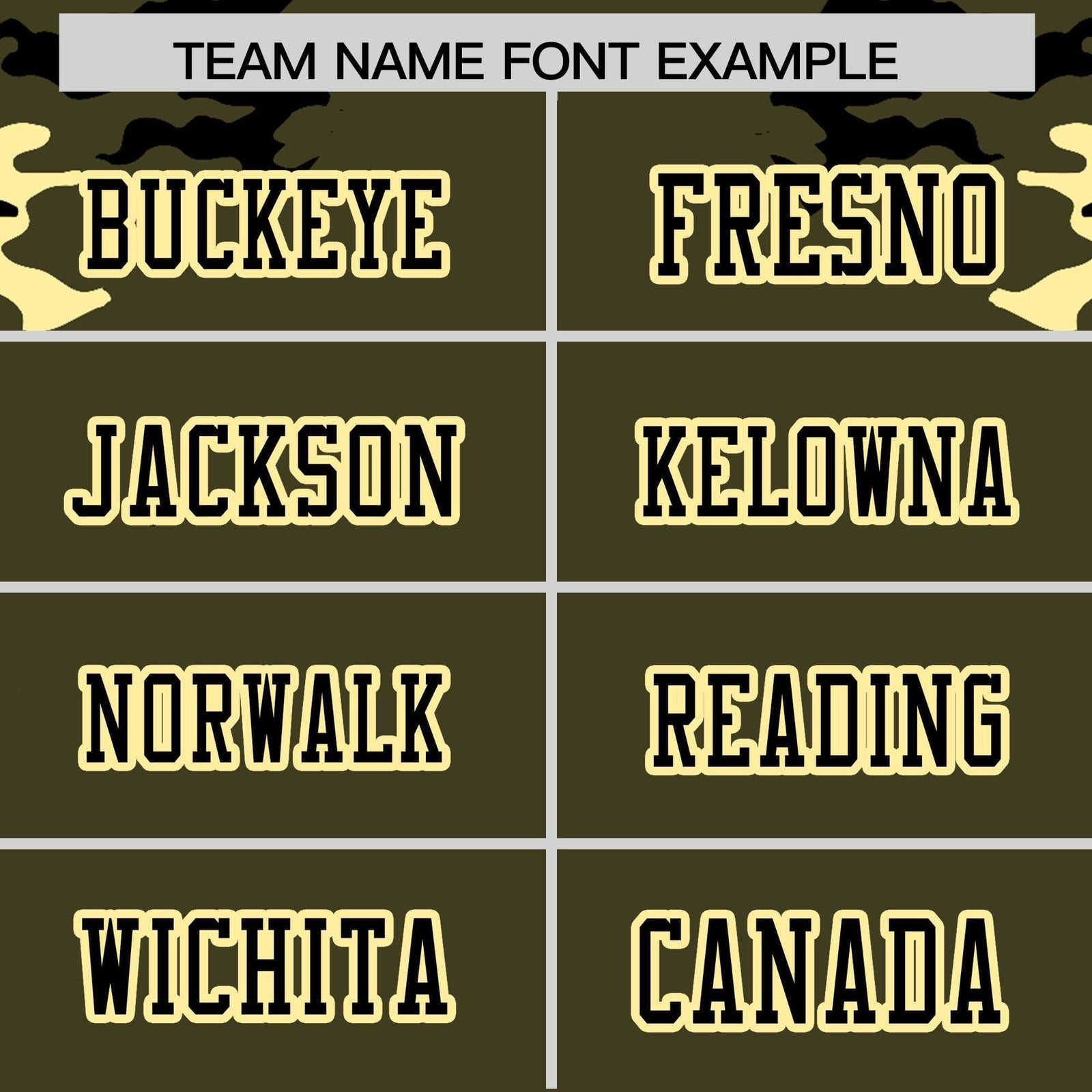 Custom Olive Black-Khaki Personalized Camo Authentic Football Jersey