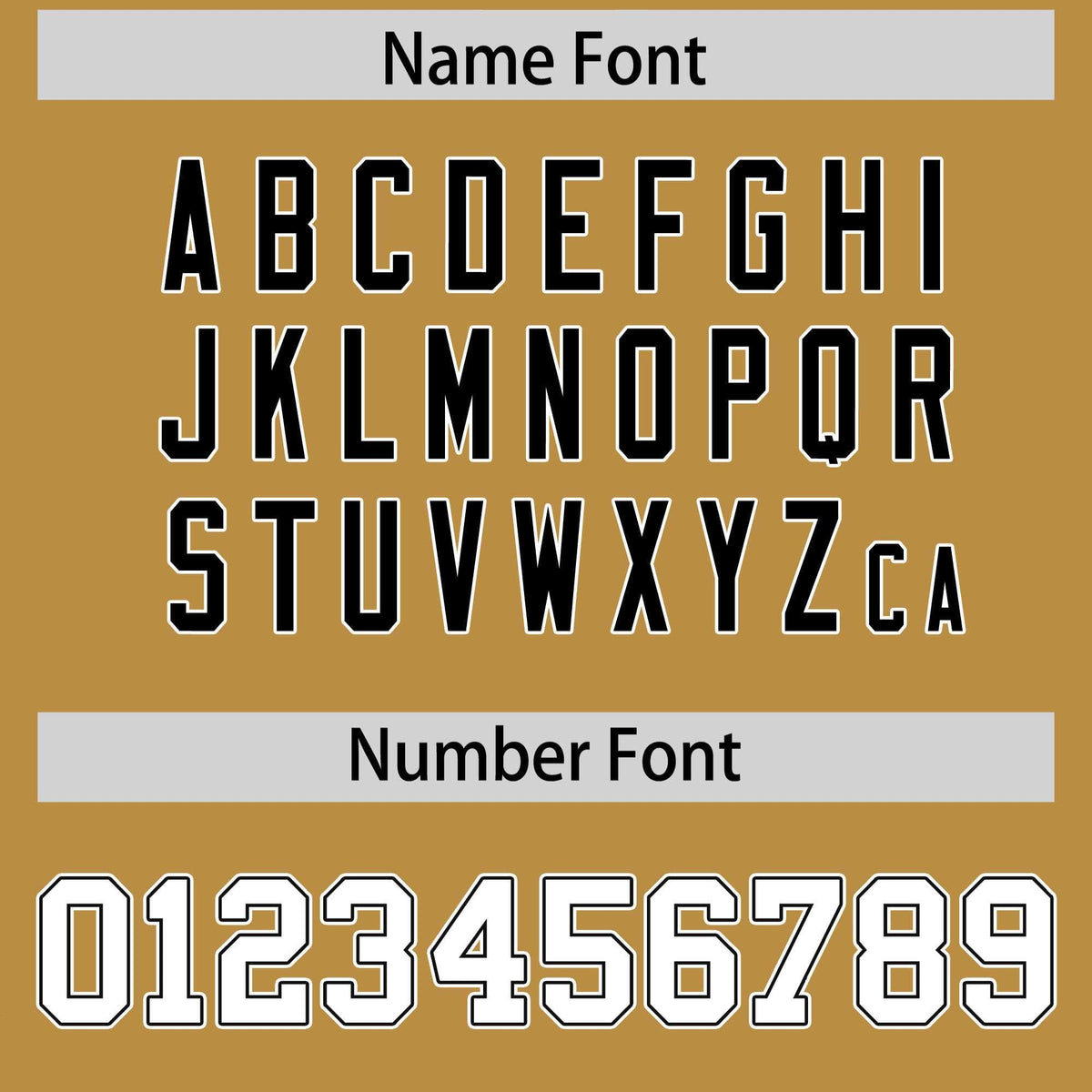 Custom Old Gold Black-White Personalized Camo Authentic Football Jersey