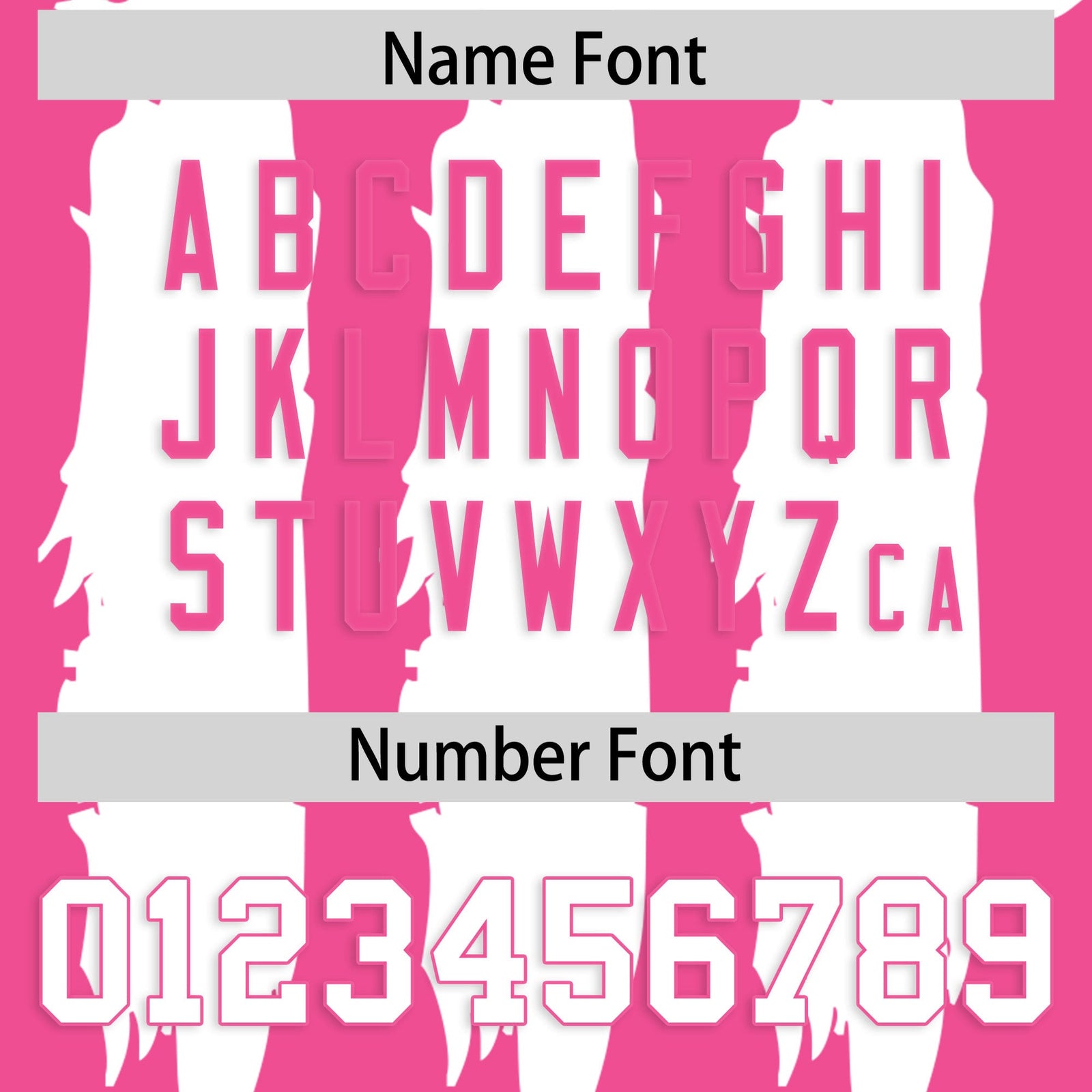 Custom Flag Football Jersey | Pink White and  Graffiti Pattern Practice 7on7 Uniforms | Add name, number & logo| KXKSHOP
