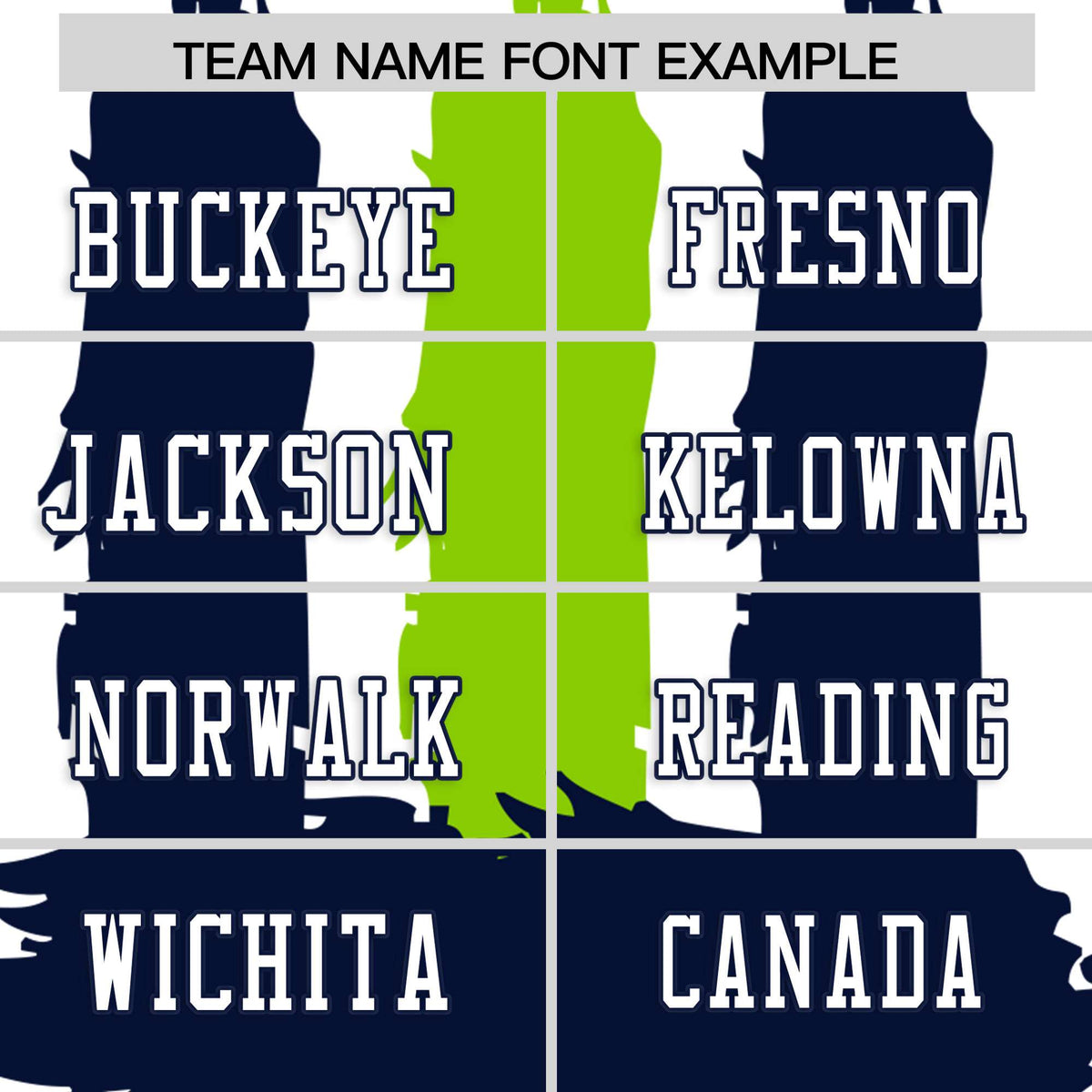 Custom Flag Football Jersey | White Navy and Neon Green Graffiti Pattern Practice 7on7 Uniforms | Add name, number &amp; logo| KXKSHOP