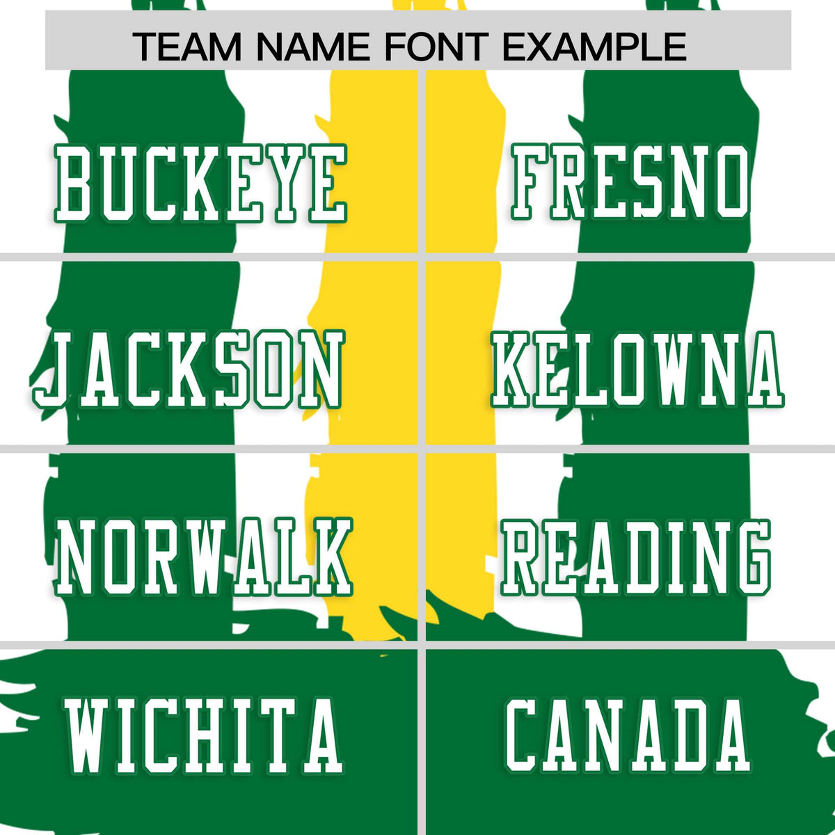 Custom Flag Football Jersey | White Kelly Green and Gold Graffiti Pattern Practice 7on7 Uniforms | Add name, number &amp; logo| KXKSHOP