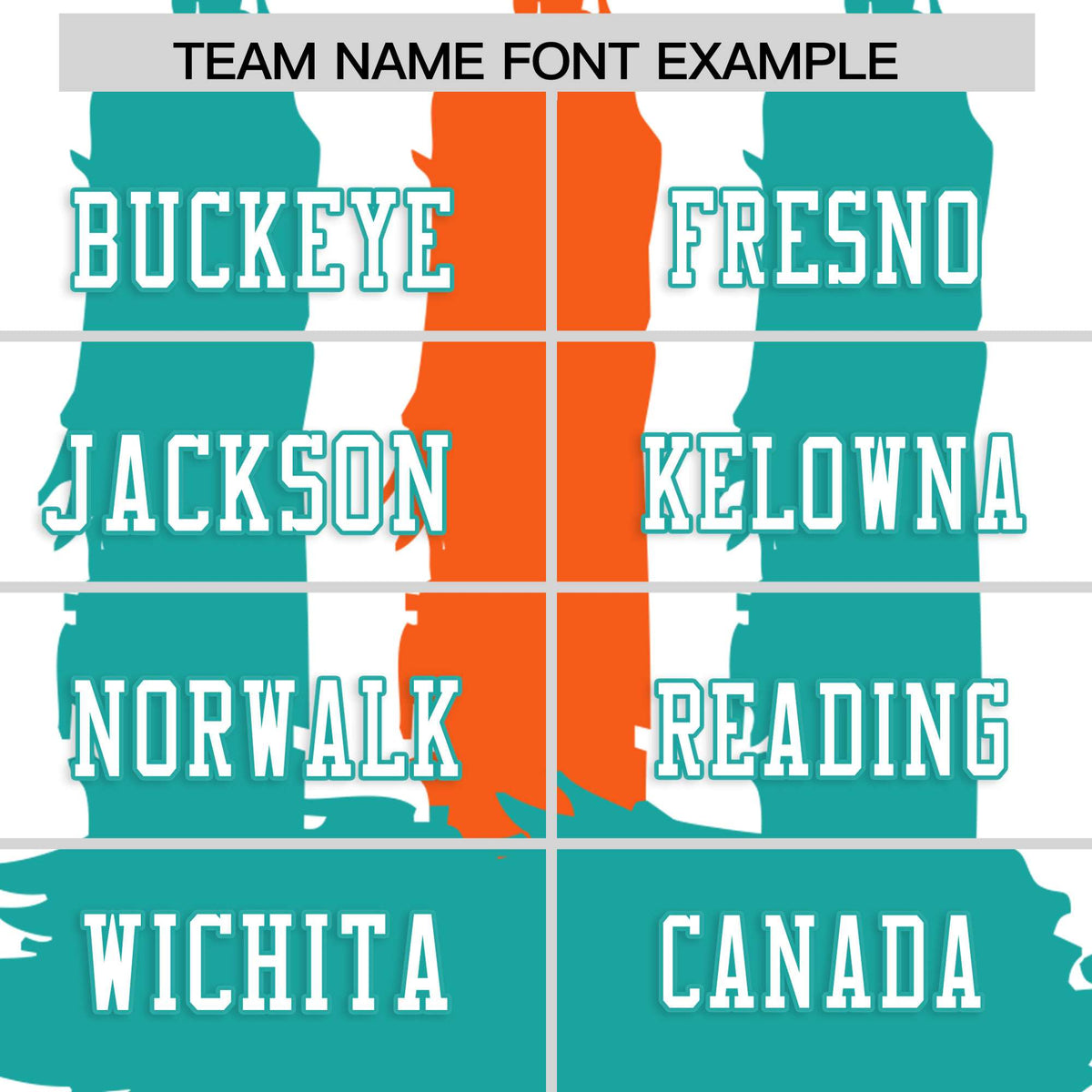 Custom Flag Football Jersey | White Aqua and Orange Graffiti Pattern Practice 7on7 Uniforms | Add name, number &amp; logo| KXKSHOP