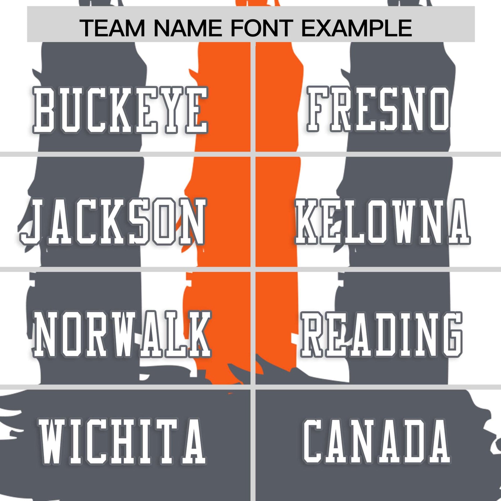 Custom Flag Football Jersey | White Dark Gray and Orange Graffiti Pattern Practice 7on7 Uniforms | Add name, number & logo| KXKSHOP
