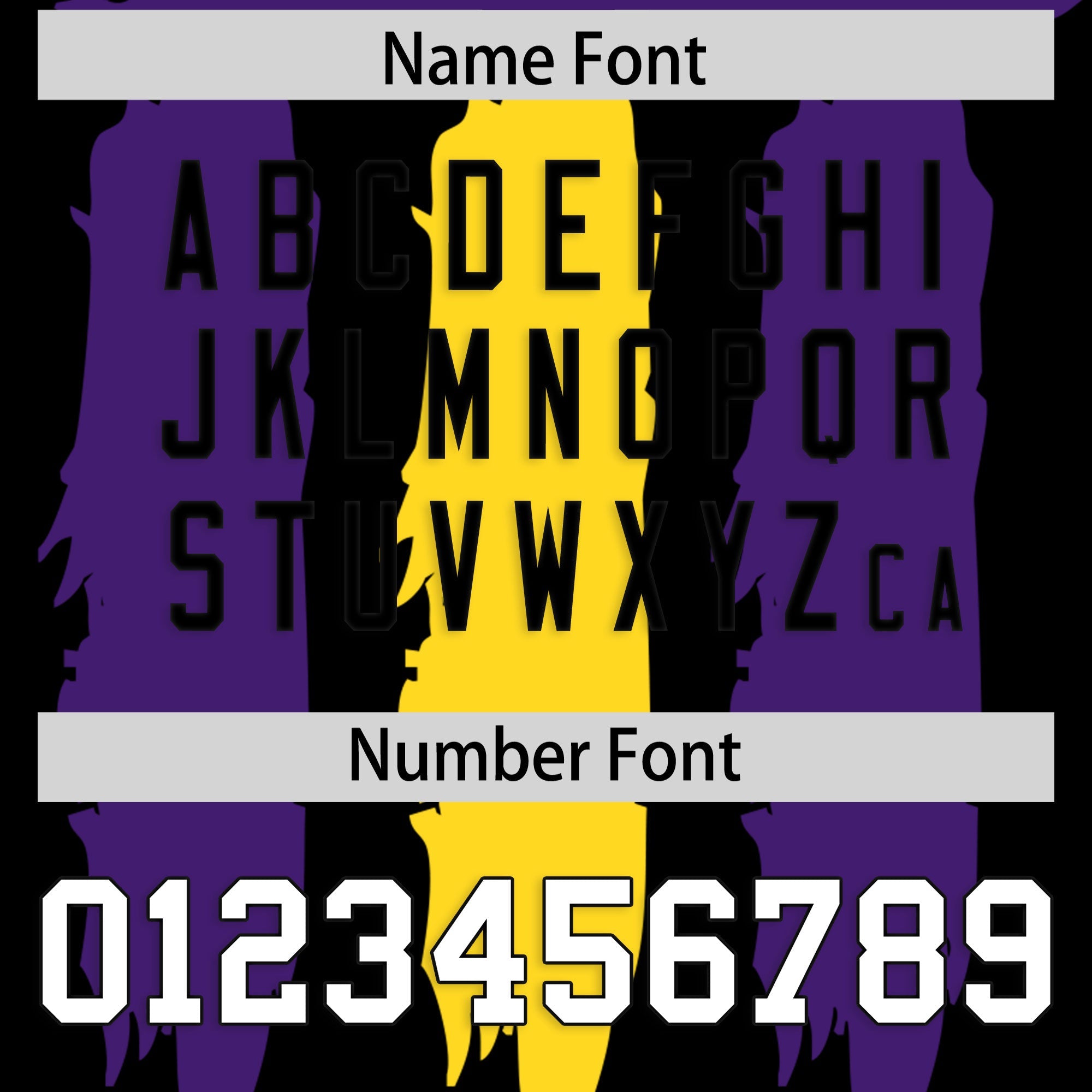 Custom Flag Football Jersey | Black Purple and Gold Graffiti Pattern Practice 7on7 Uniforms | Add name, number & logo| KXKSHOP