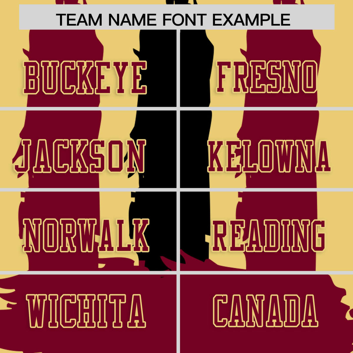 Custom Flag Football Jersey | Khaki Crimson and Black Graffiti Pattern Practice 7on7 Uniforms | Add name, number &amp; logo| KXKSHOP