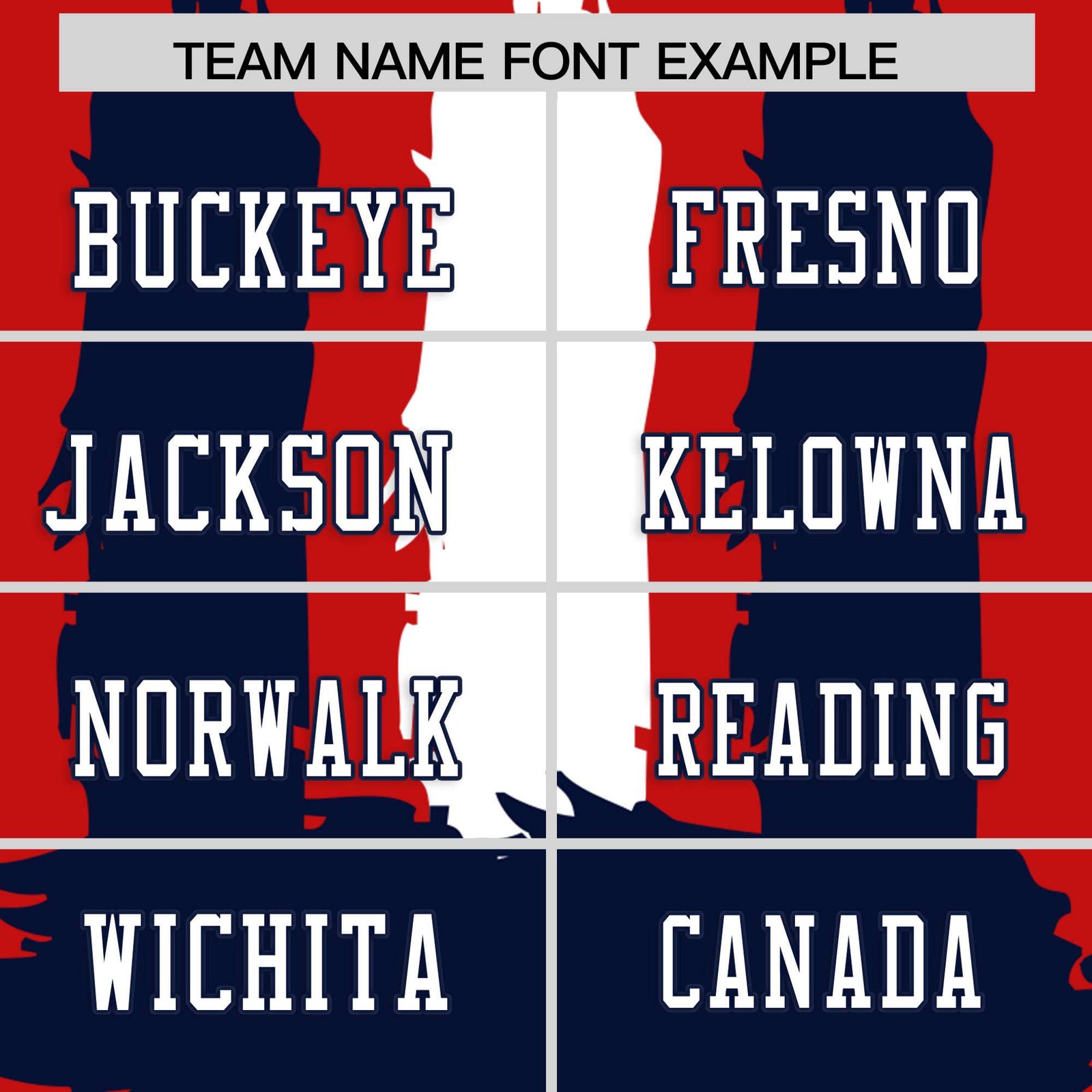 Custom Flag Football Jersey | Red Navy and White Graffiti Pattern Practice 7on7 Uniforms | Add name, number & logo| KXKSHOP
