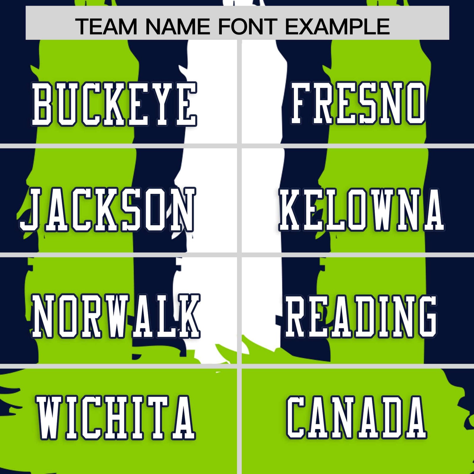 Custom Flag Football Jersey | Navy Neon Green and White Graffiti Pattern Practice 7on7 Uniforms | Add name, number & logo| KXKSHOP