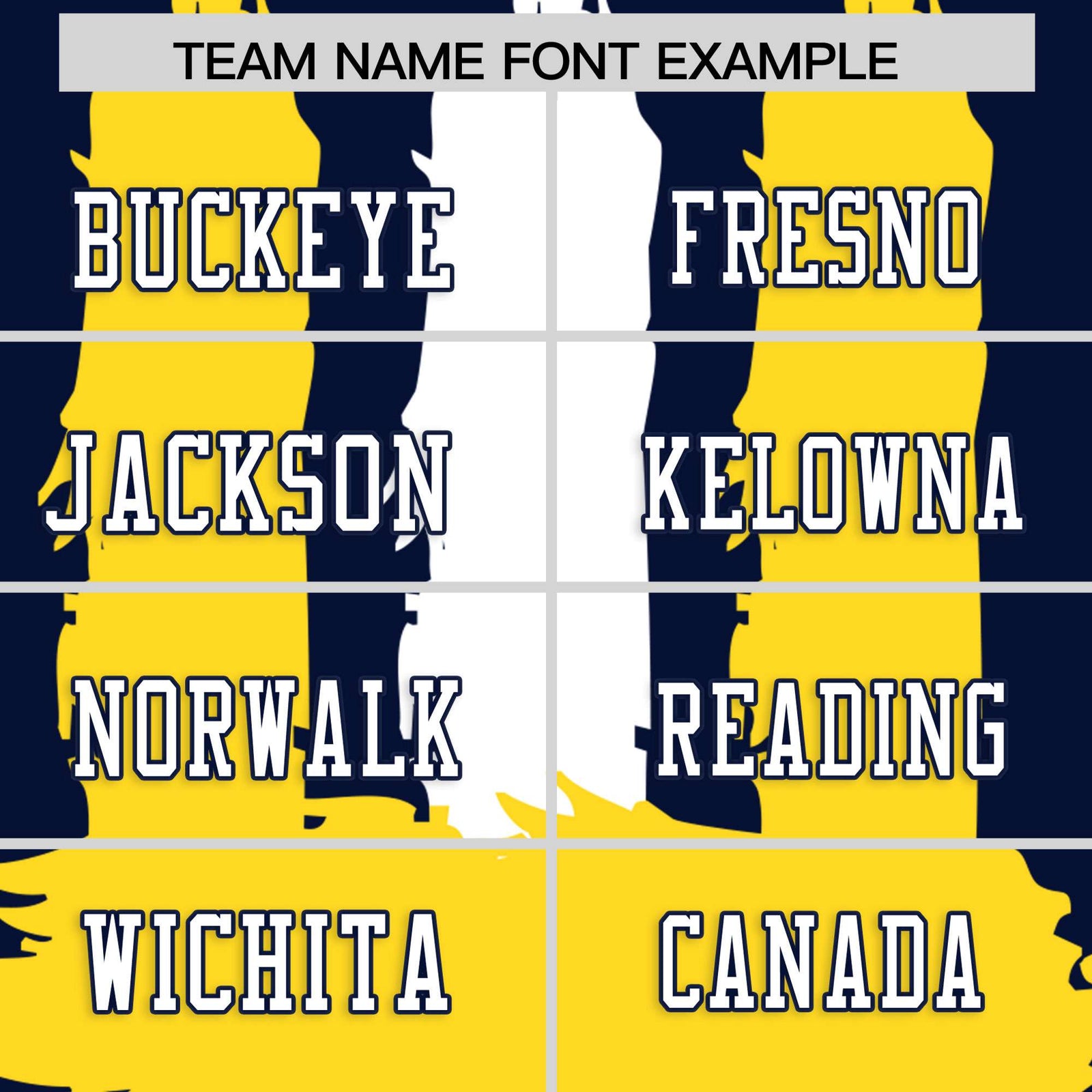 Custom Flag Football Jersey | Navy Gold and White Graffiti Pattern Practice 7on7 Uniforms | Add name, number & logo| KXKSHOP