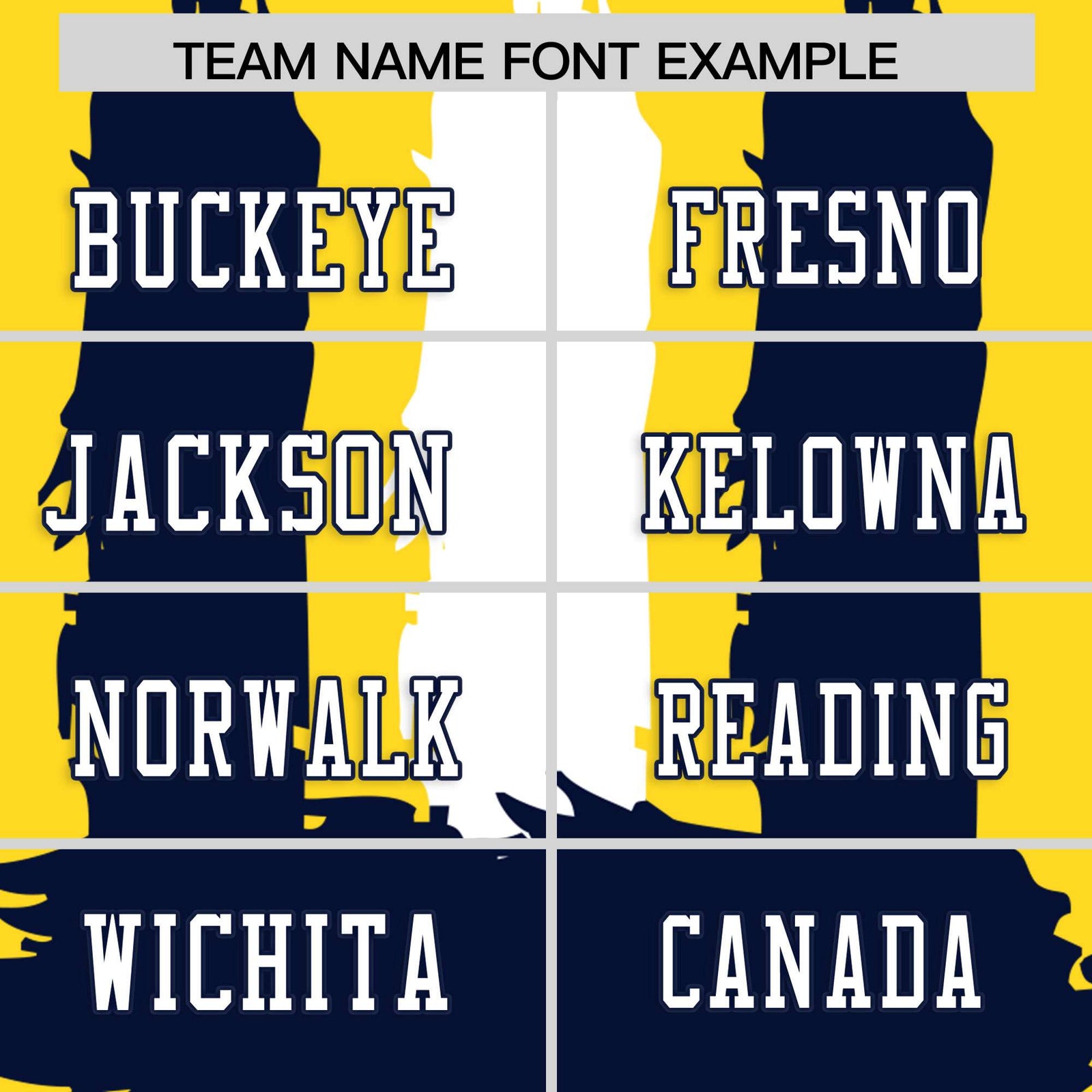 Custom Flag Football Jersey | Gold Navy and White Graffiti Pattern Practice 7on7 Uniforms | Add name, number & logo| KXKSHOP
