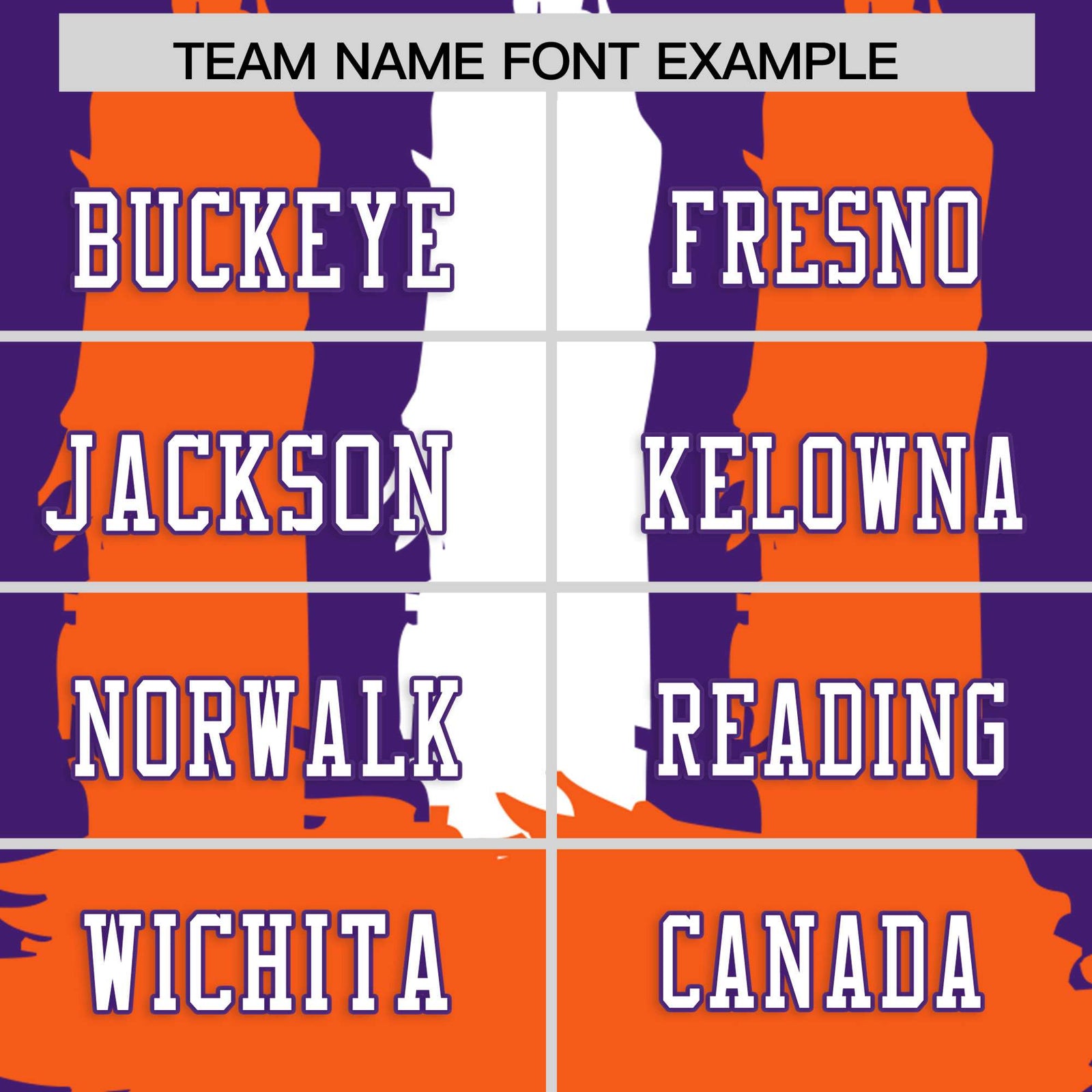 Custom Flag Football Jersey | Purple Orange and White Graffiti Pattern Practice 7on7 Uniforms | Add name, number & logo| KXKSHOP