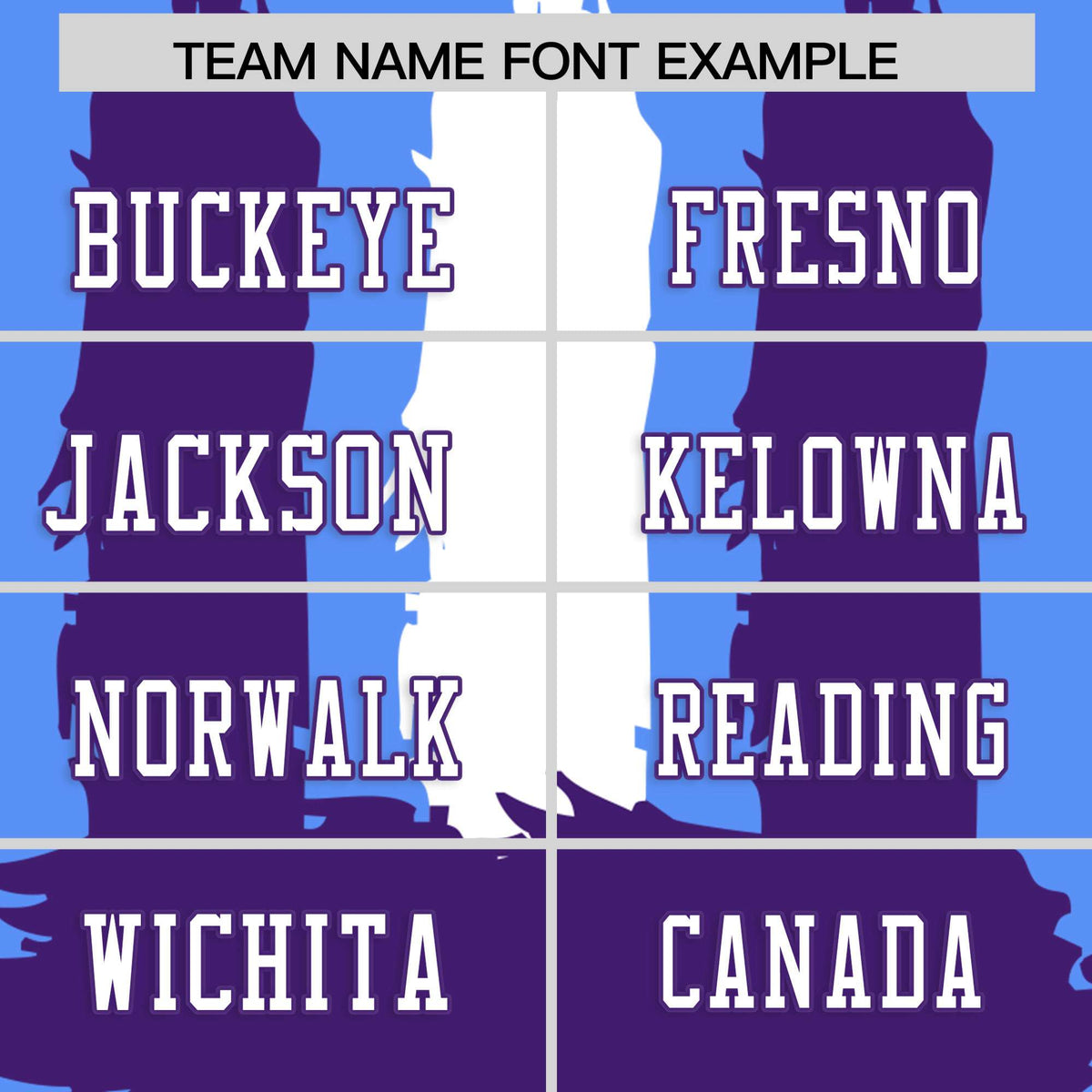 Custom Flag Football Jersey | Powder Blue Purple and White Graffiti Pattern Practice 7on7 Uniforms | Add name, number &amp; logo| KXKSHOP