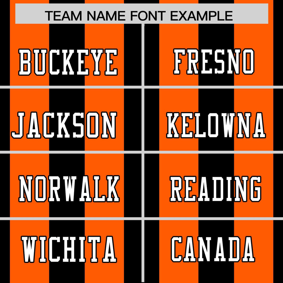 Custom Black Orange Personalized Thick Stripe Design Authentic Football Jersey