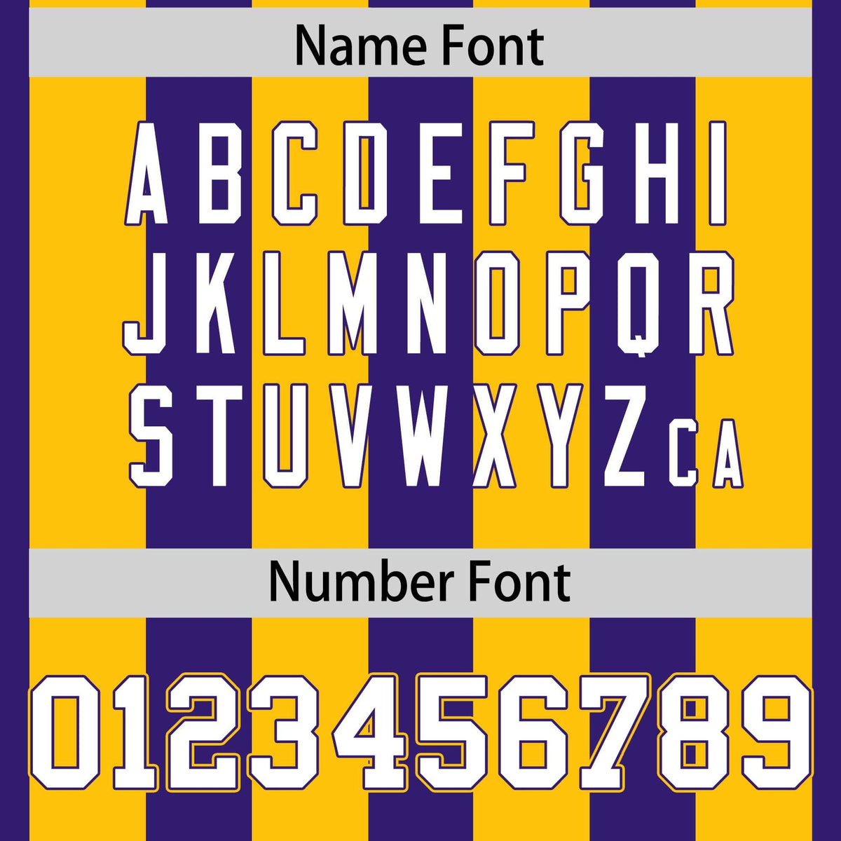 Custom Purple Gold Personalized Thick Stripe Design Authentic Football Jersey