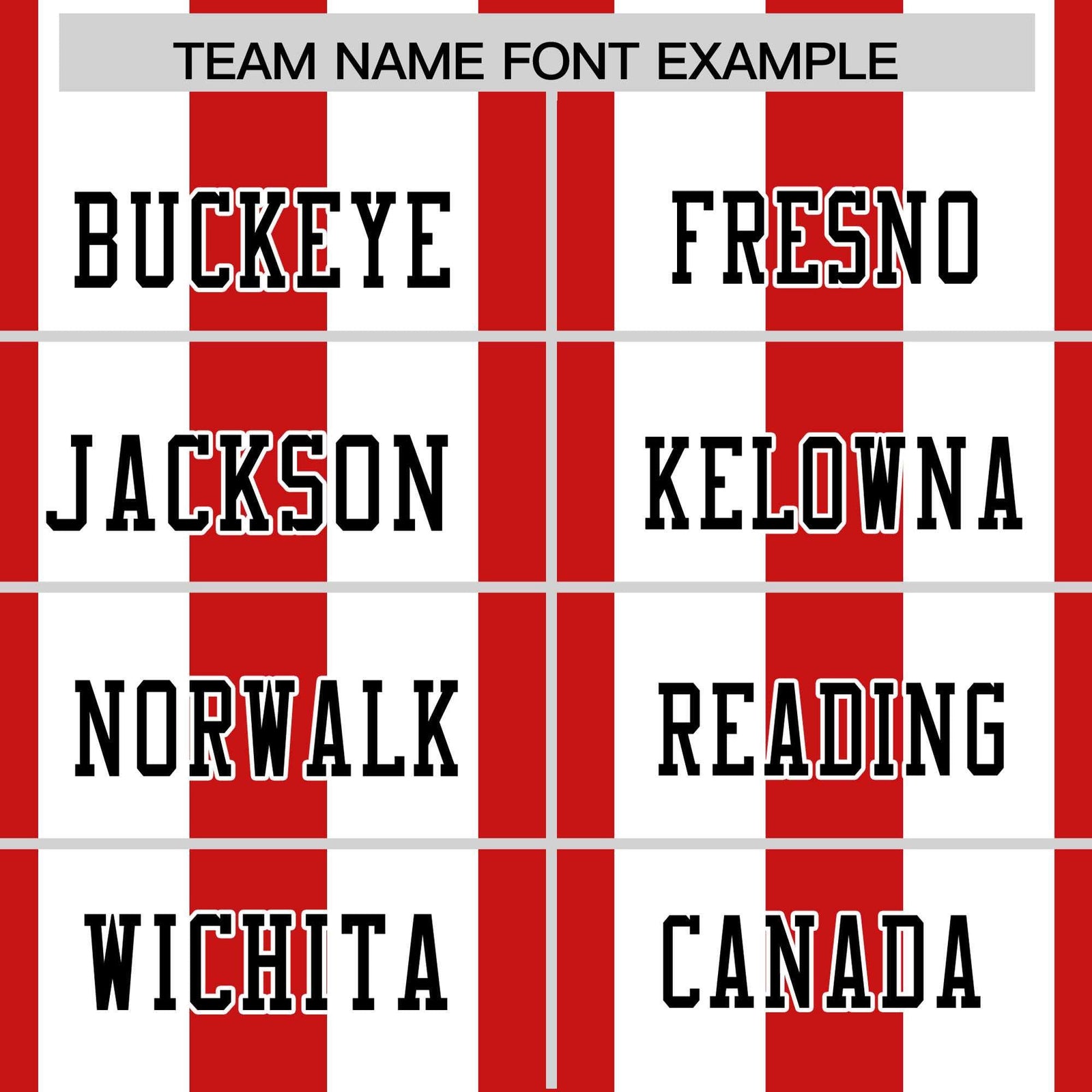 Custom Red White Personalized Thick Stripe Design Authentic Football Jersey