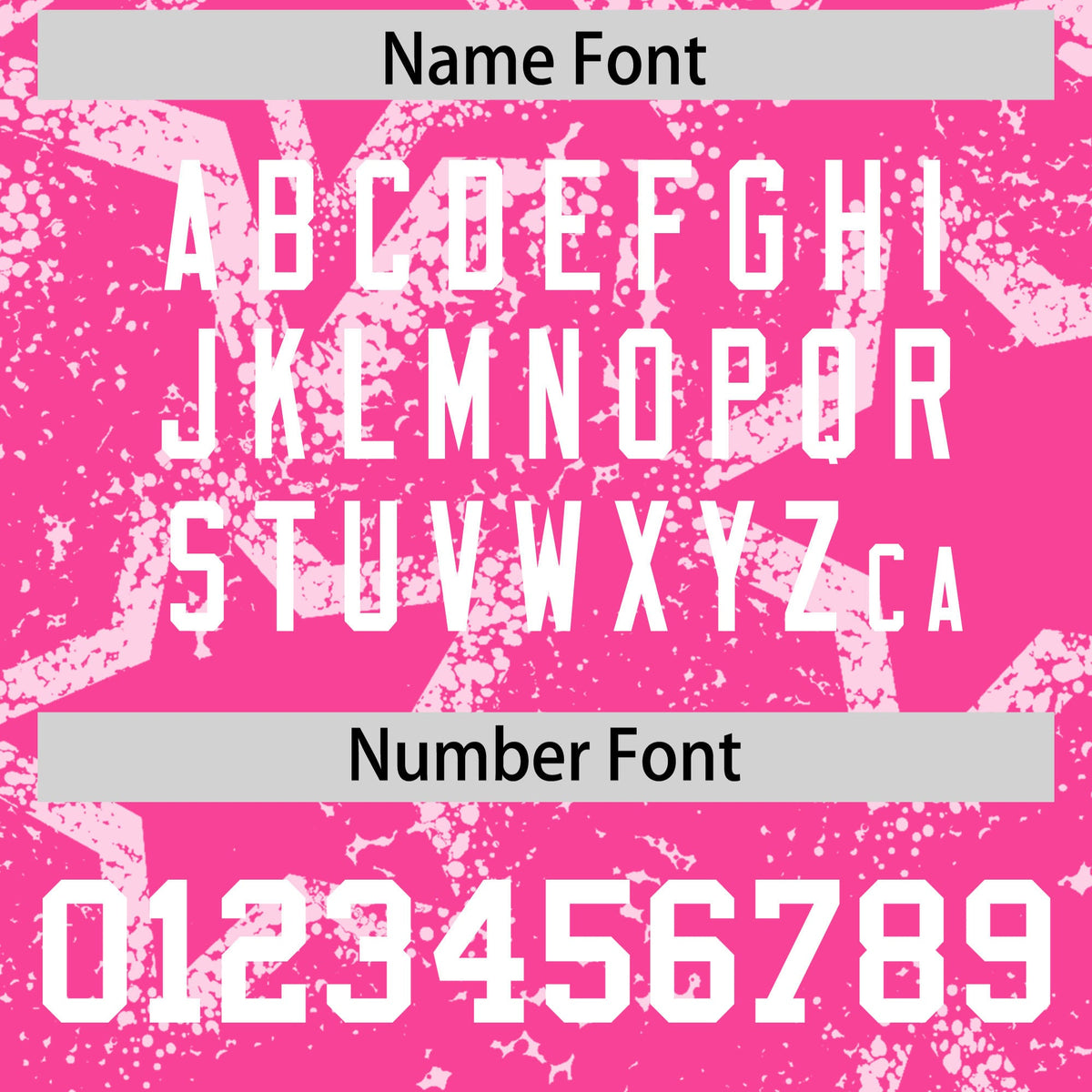 Custom Pink White- Personalized Star Graffiti Pattern Authentic Football Jersey