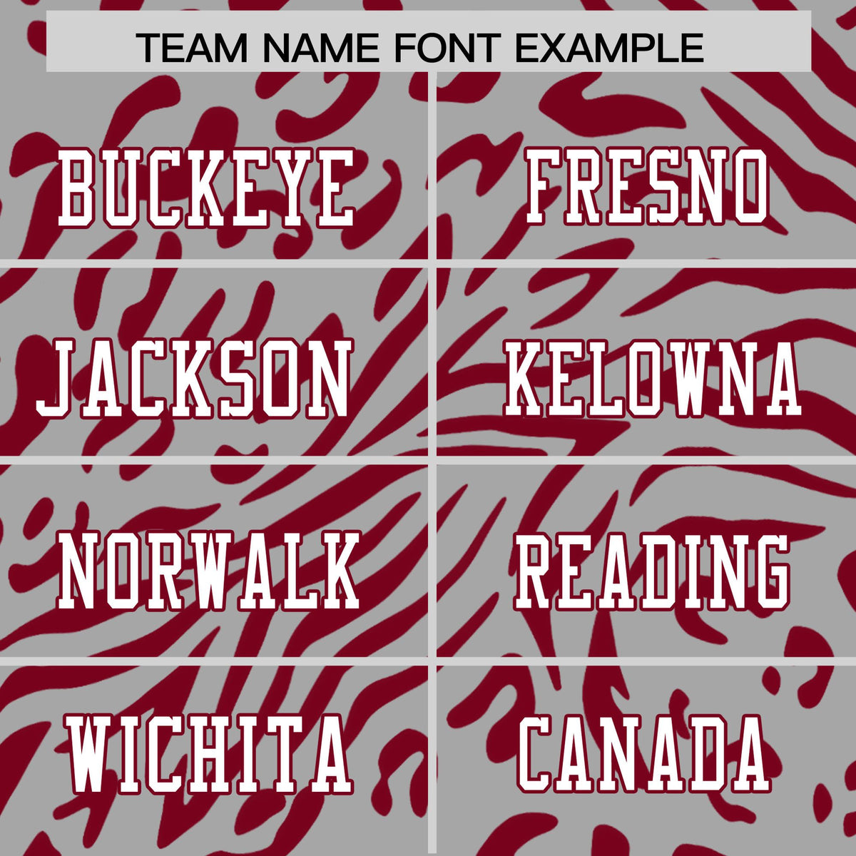 Custom Gray White-Crimson Personalized Zebra Stripes Pattern Authentic Football Jersey