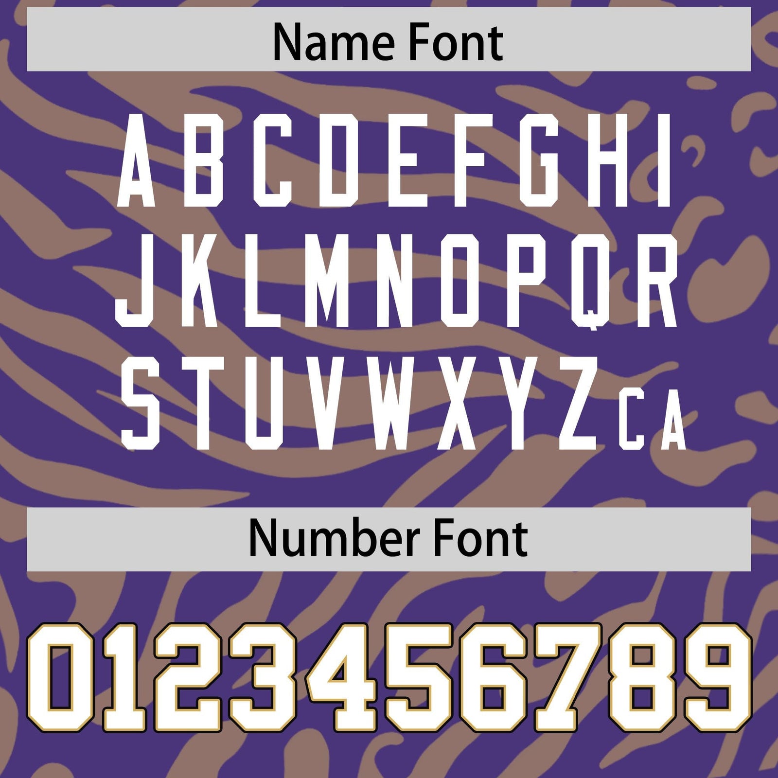 Custom Purple White-Black Personalized Zebra Stripes Pattern Authentic Football Jersey