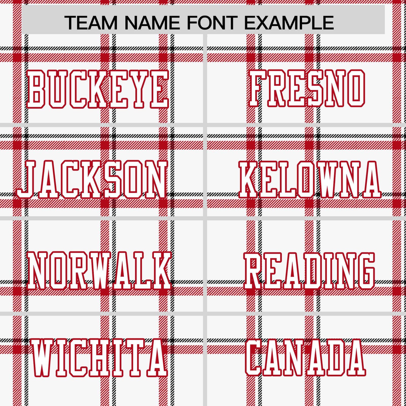 Custom White Personalized Plaid Pattern Design Authentic Football Jersey